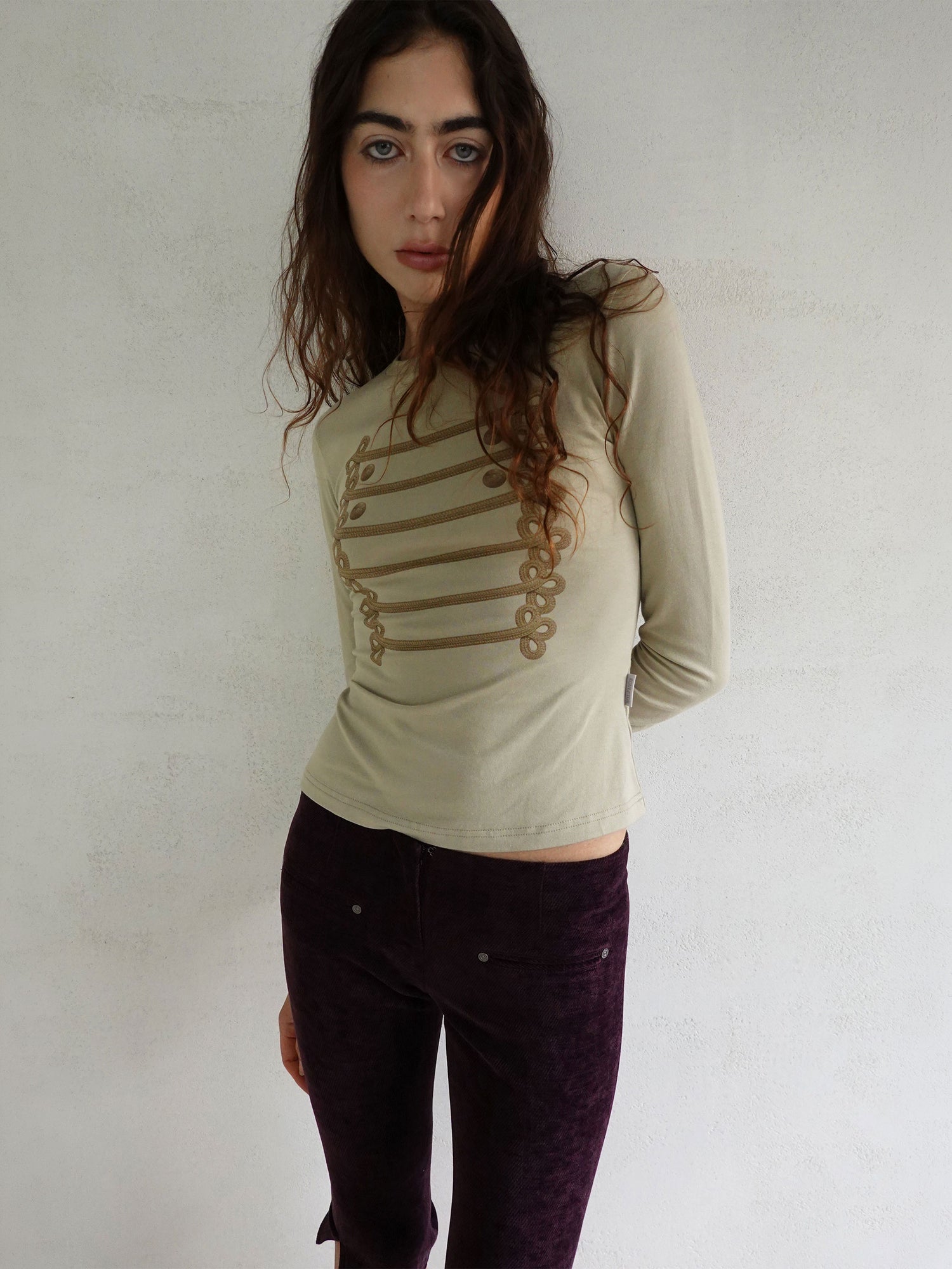 Napoleon Long Sleeve Tee Light Khaki