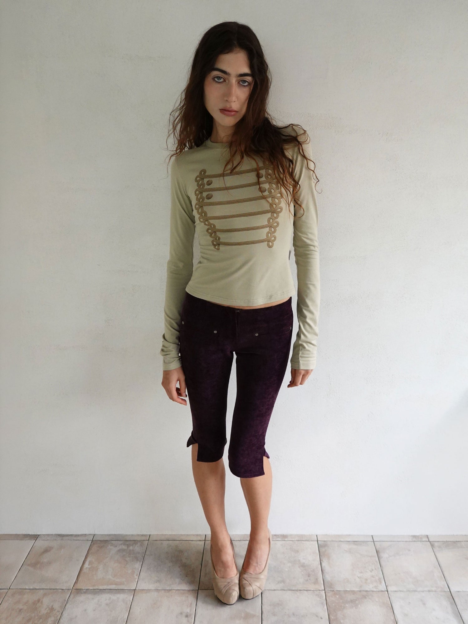Napoleon Long Sleeve Tee Light Khaki