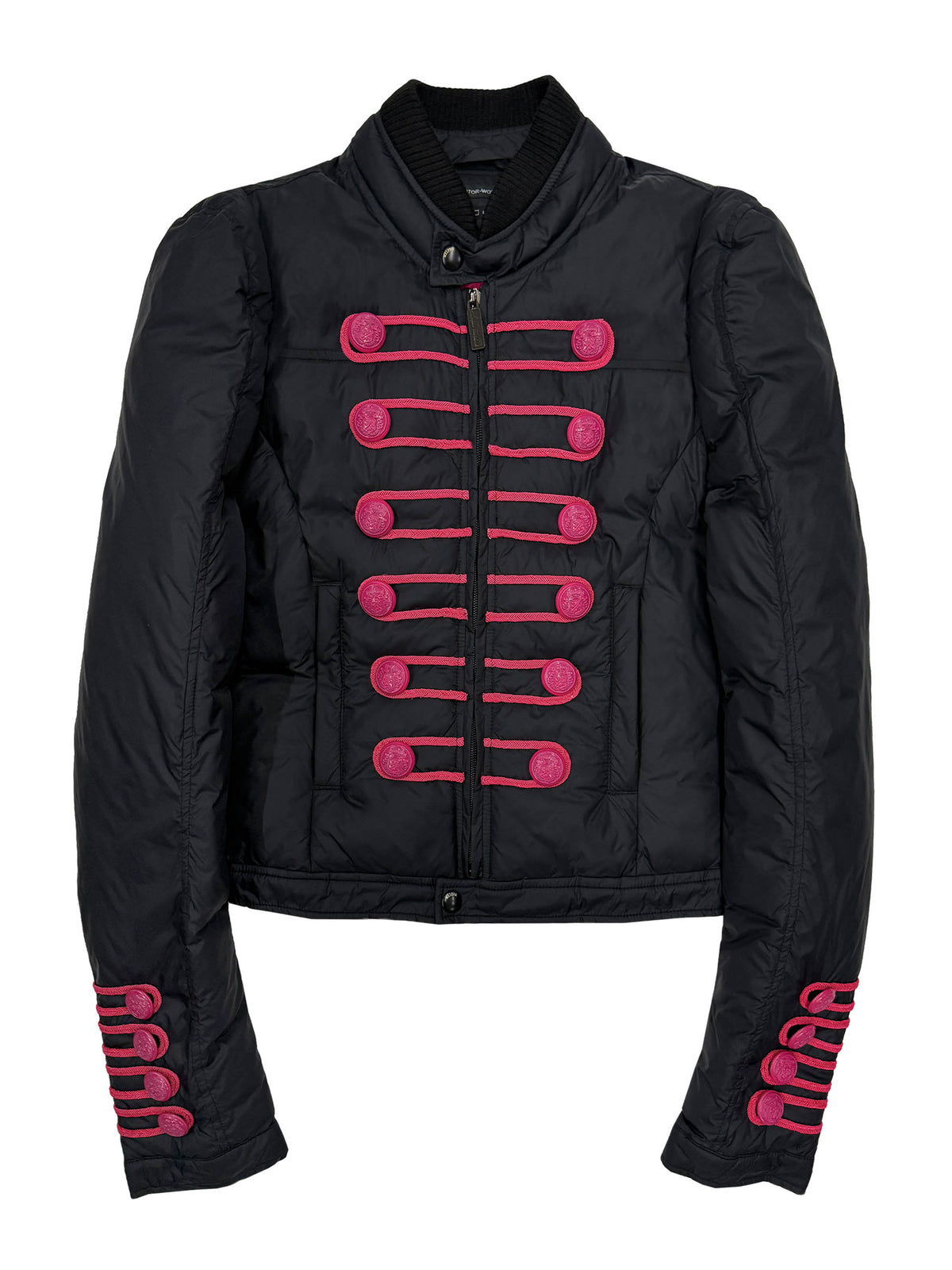 Napoleon Puffer Jacket Black/Pink