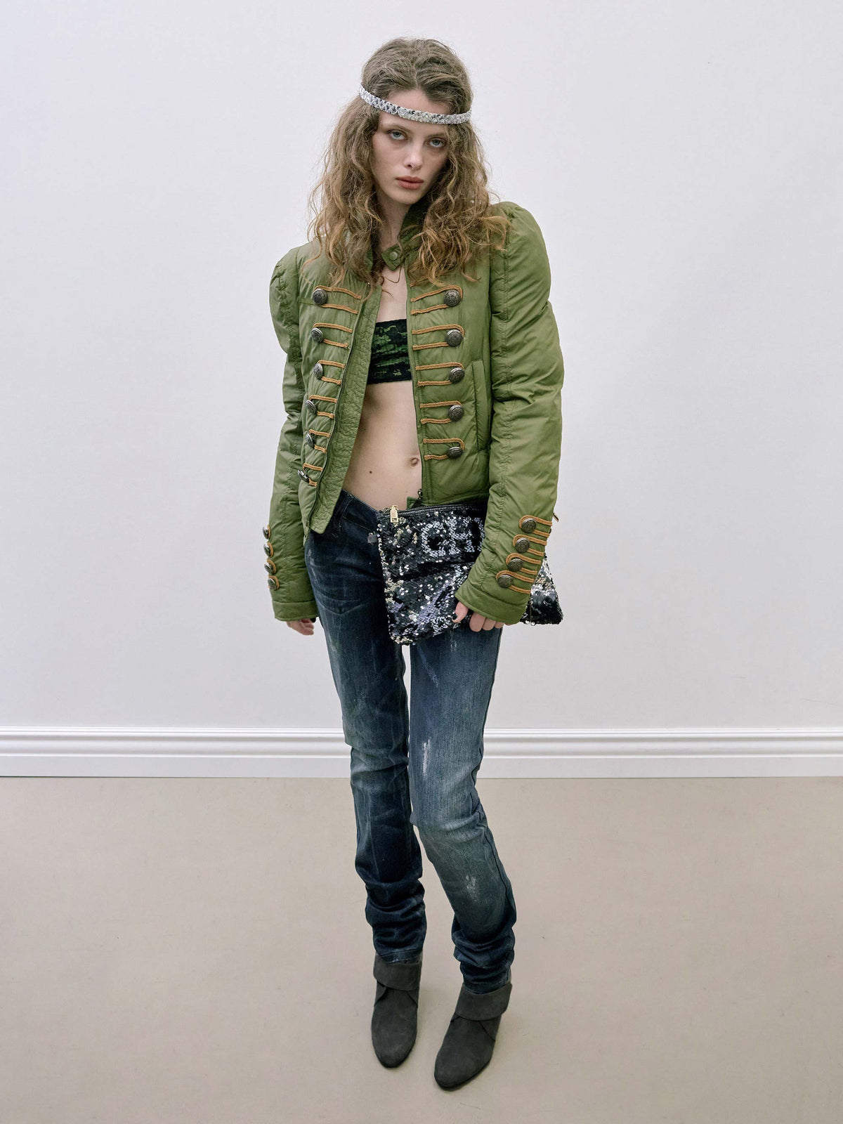 Napoleon Puffer Jacket Khaki