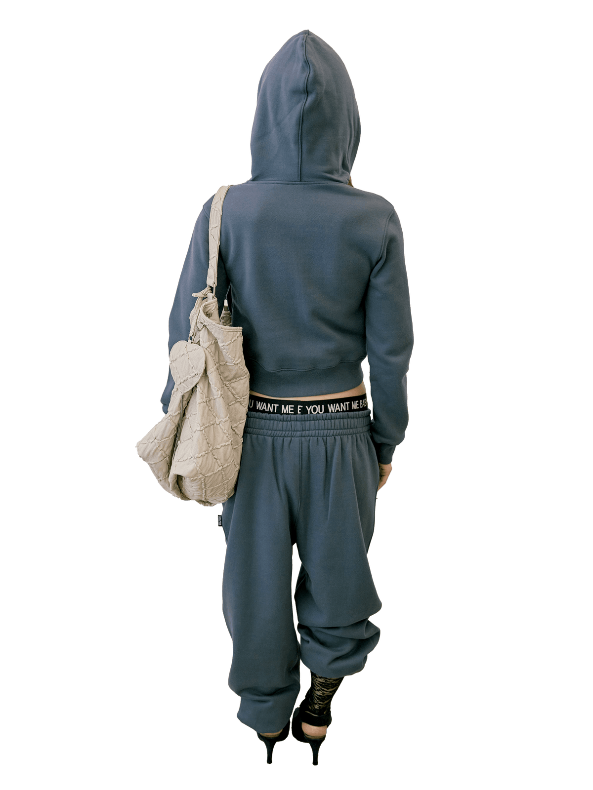 Napoleon Stud Hoodie Charcoal