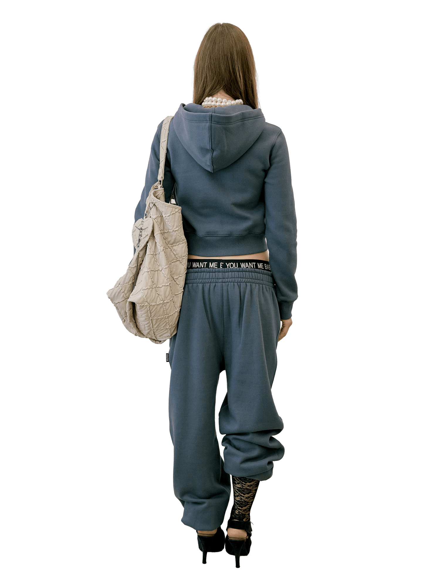 Napoleon Stud Sweatpants Charcoal
