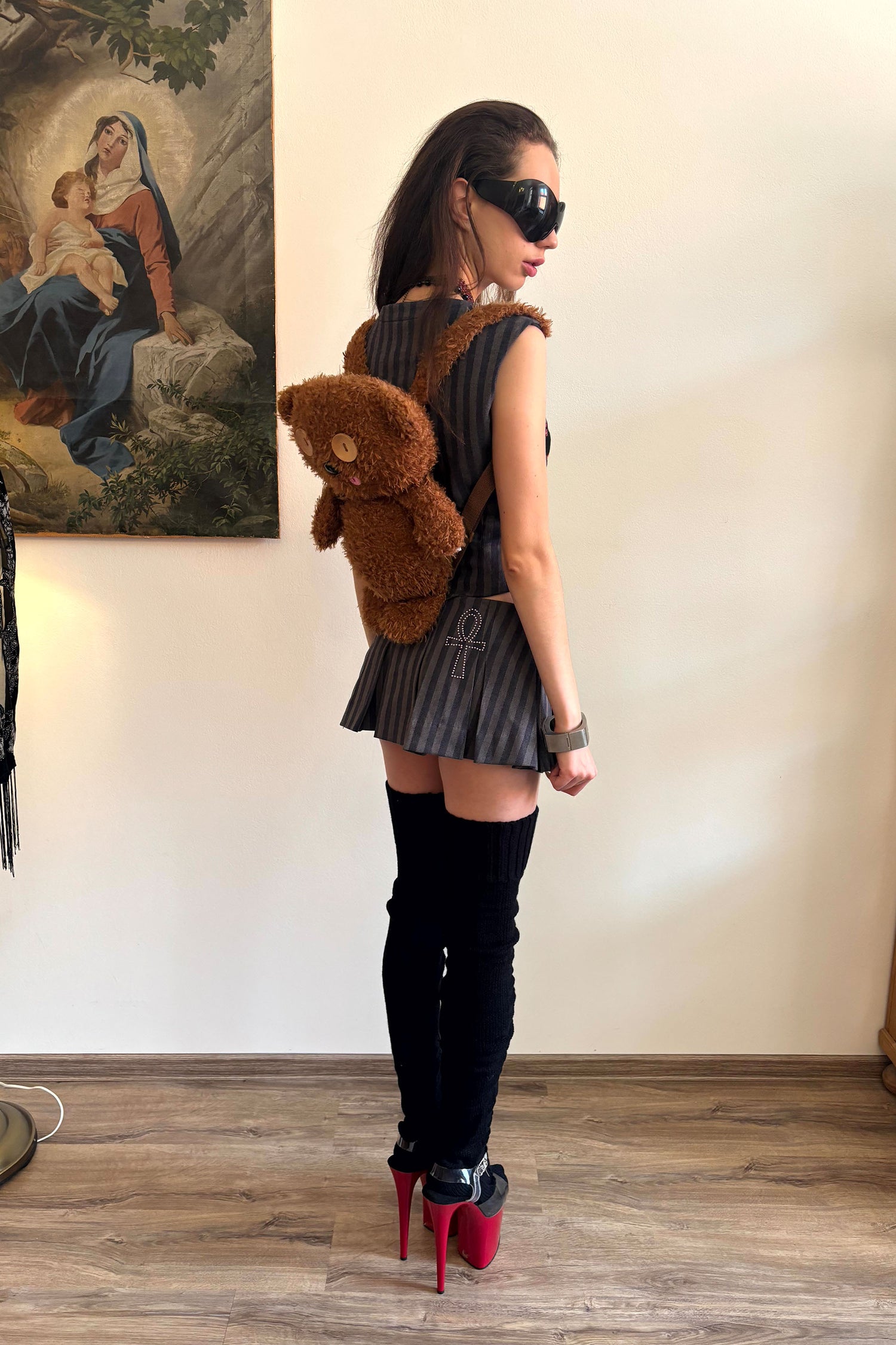 Classic Stripe Vest Navy