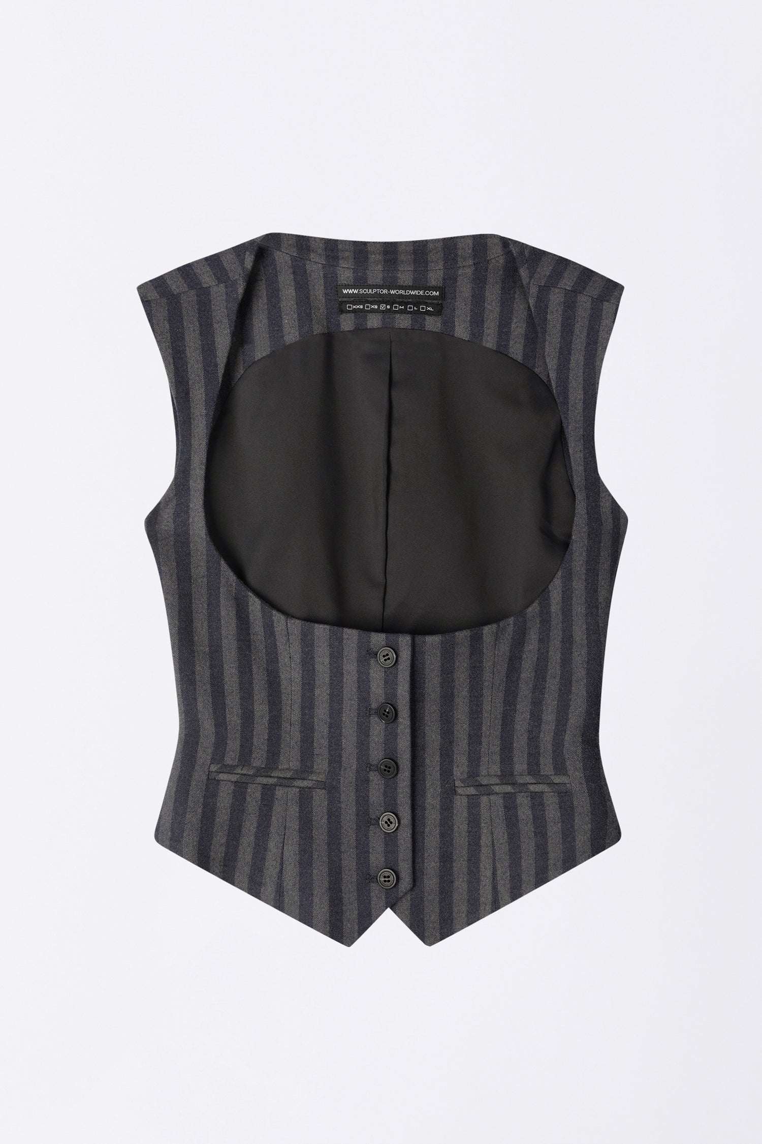 Classic Stripe Vest Navy