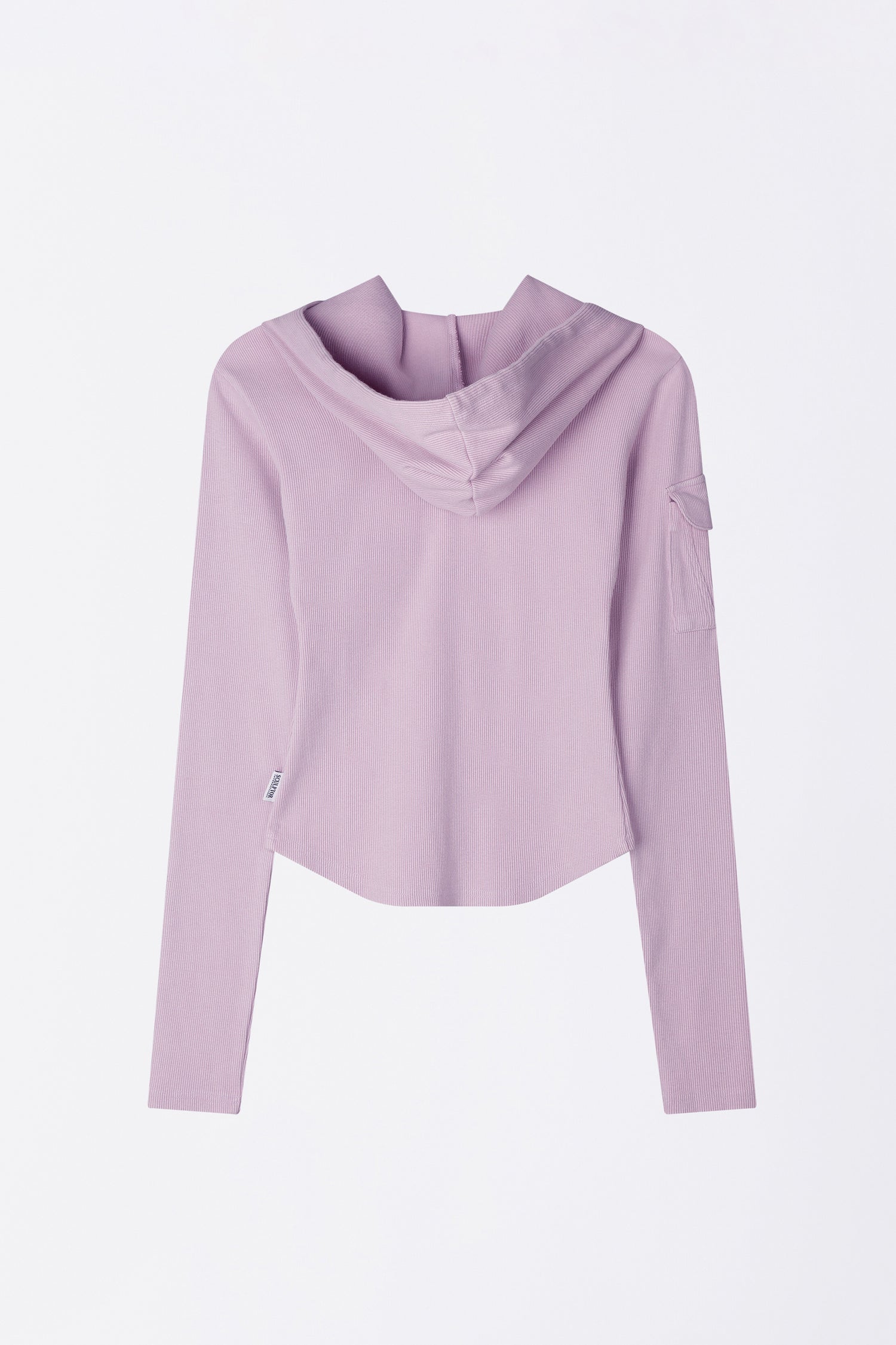 Washed Pocket Hoodie Pink