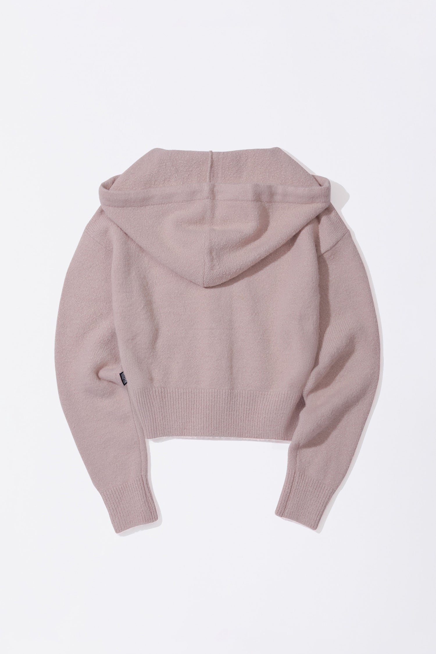 Ankh Boucle Knit Cardigan Pink