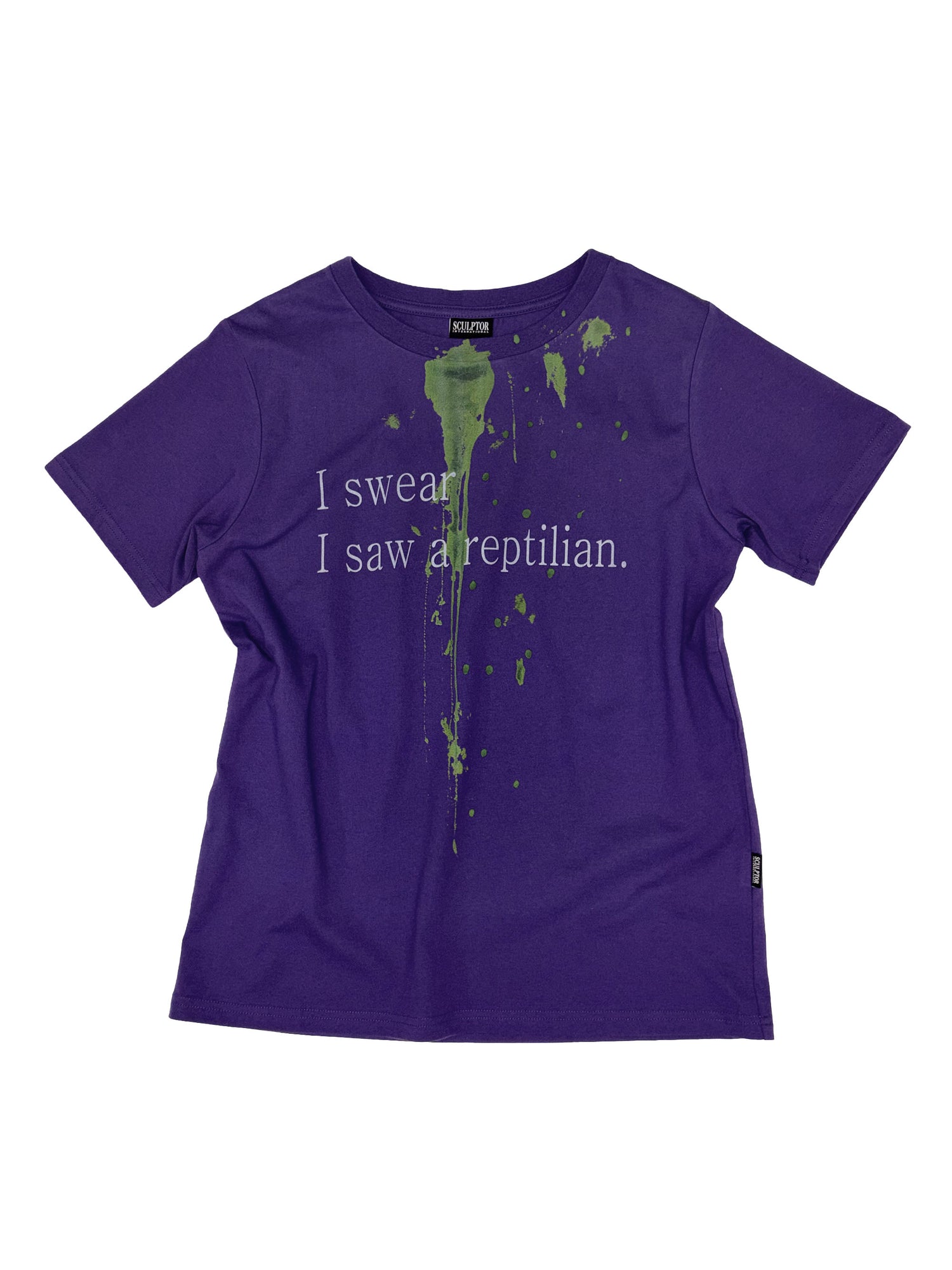 Raw Statement Tee Purple