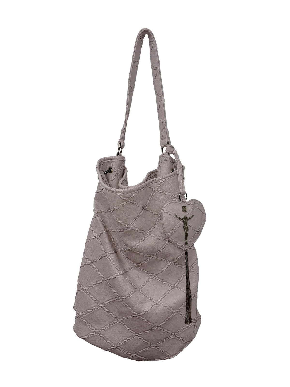Quilted Slouch Bag Mauve