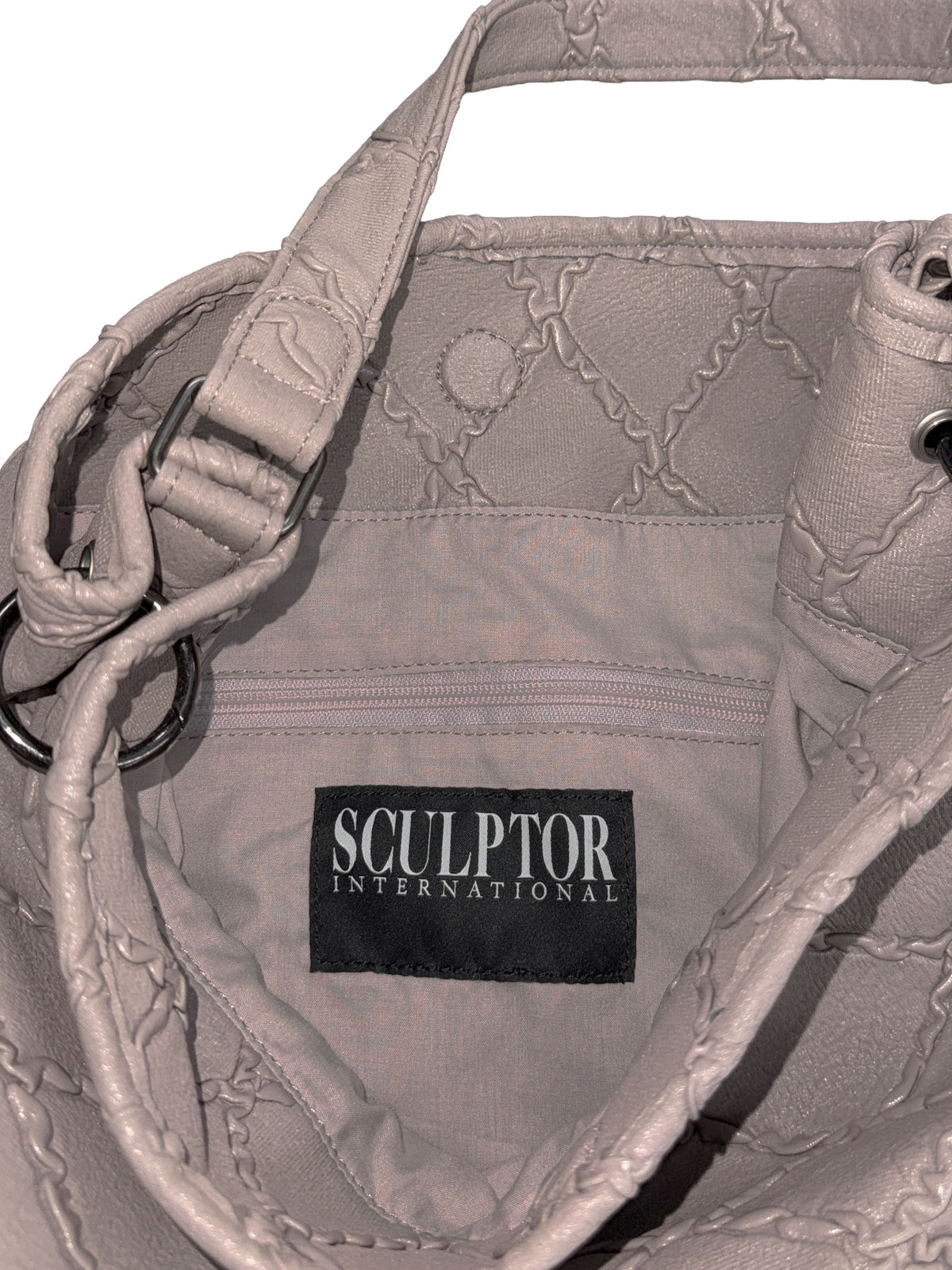 Quilted Slouch Bag Mauve
