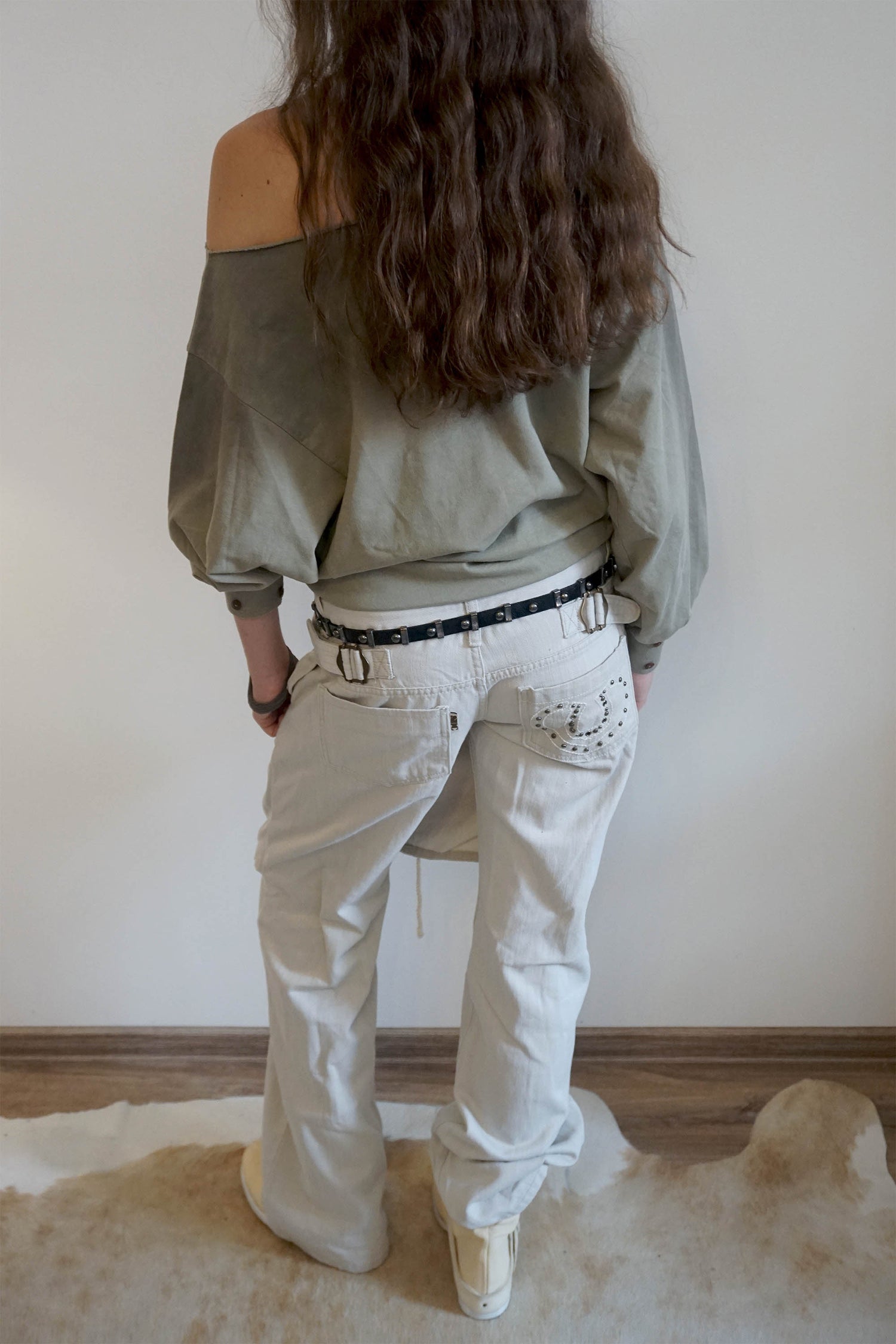 Apron Layered Denim Raw