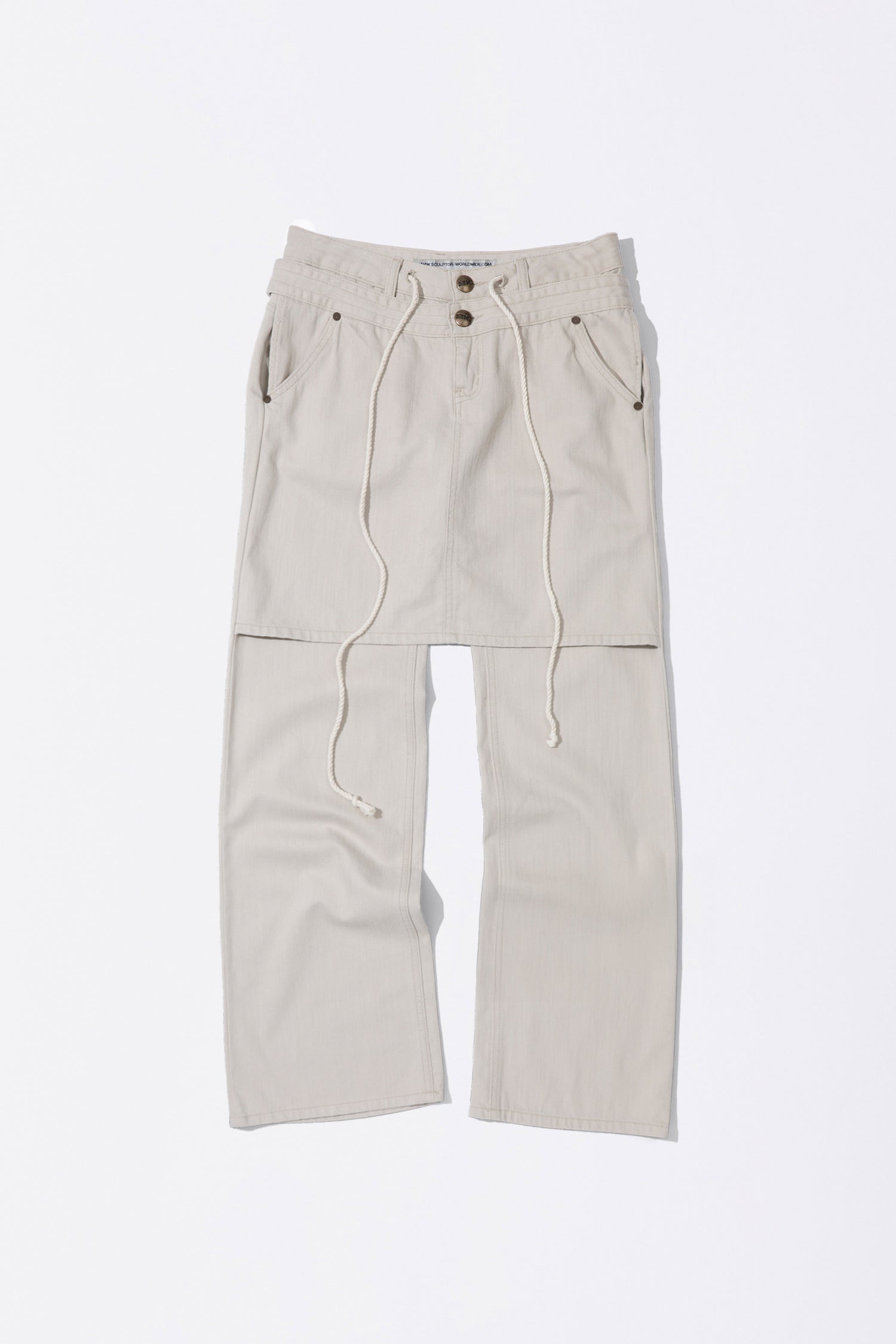 Apron Layered Denim Raw