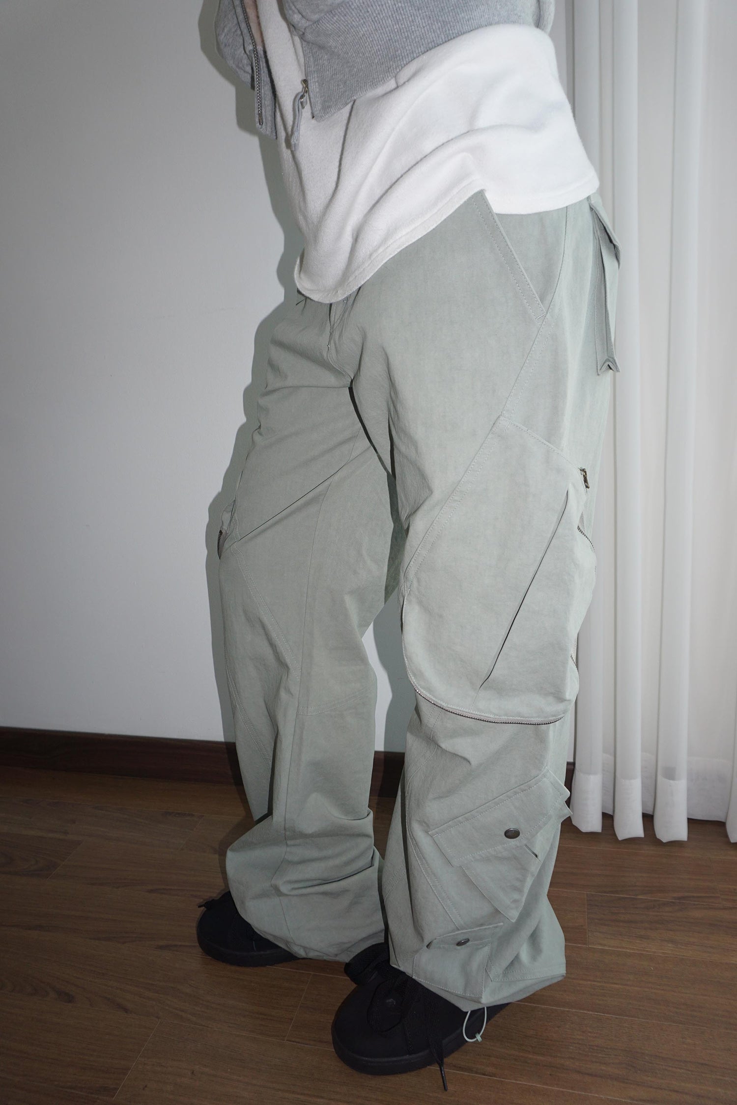 Washed Cargo Pants Sage