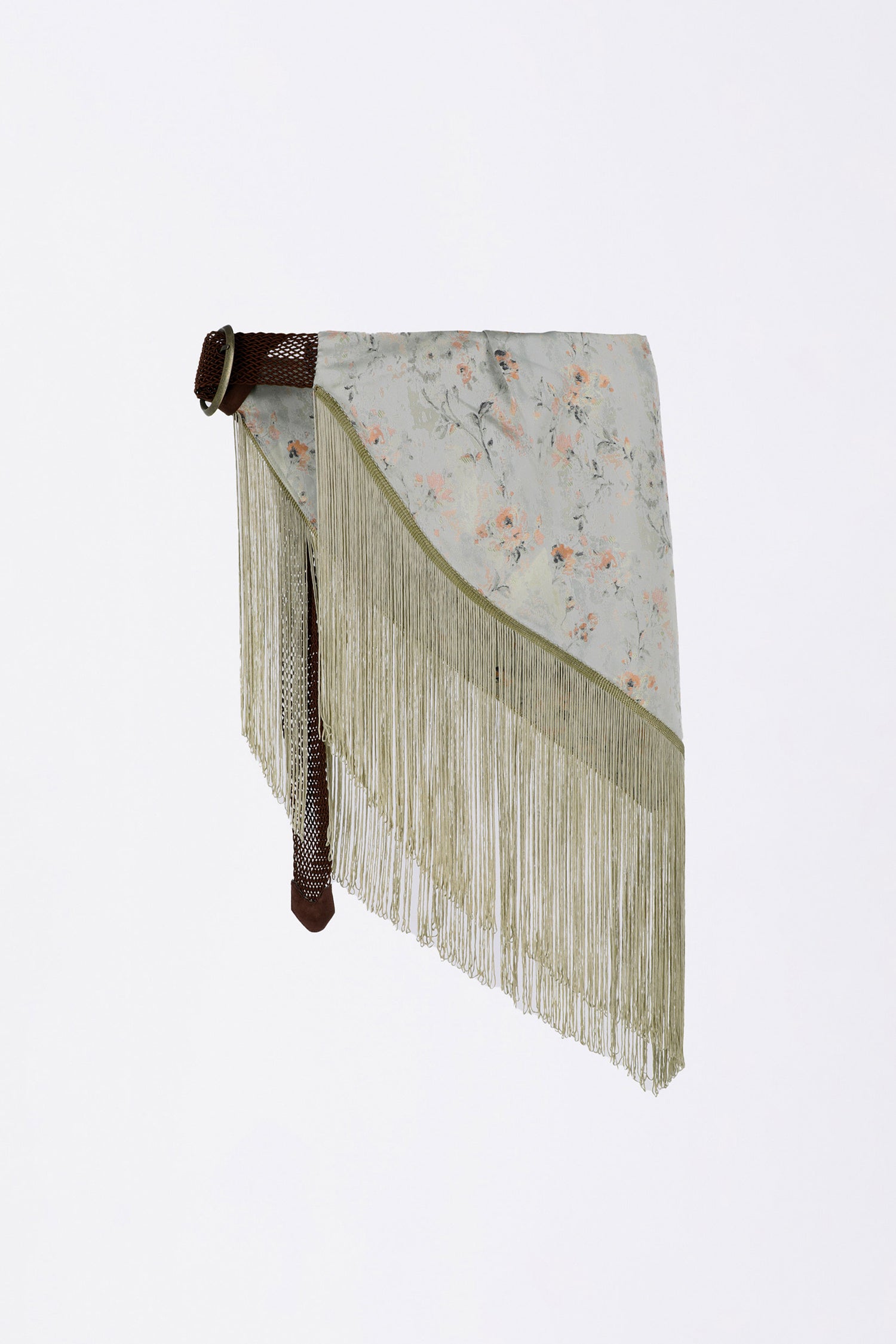 Fringe Scarf Bag Sage