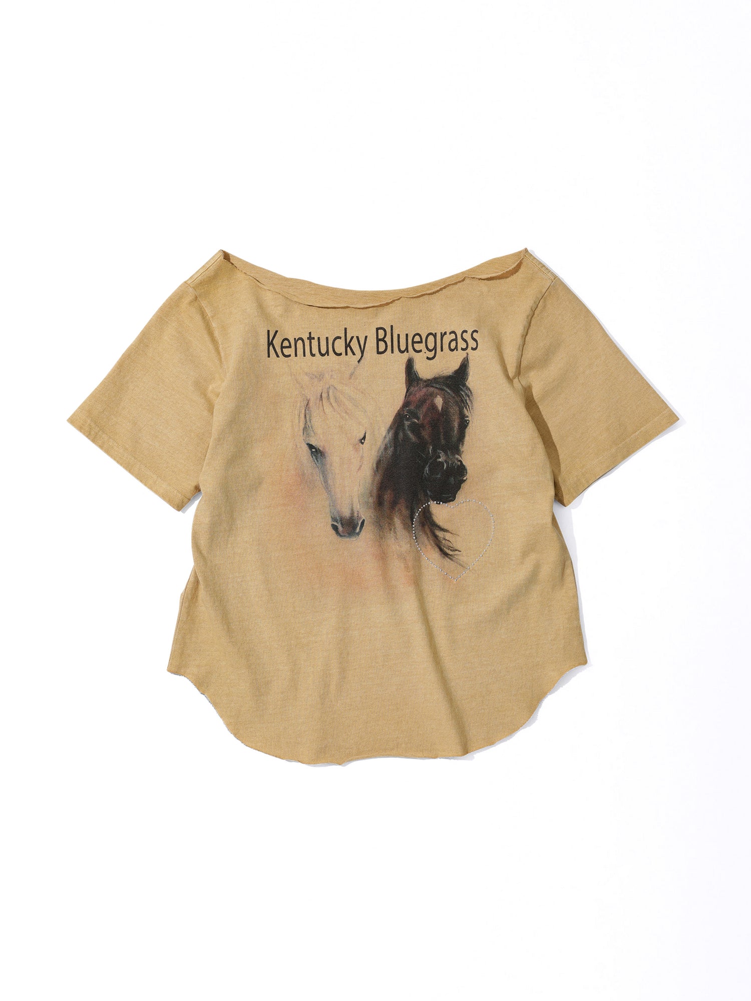Sheriff Cut Out Tee Yellow