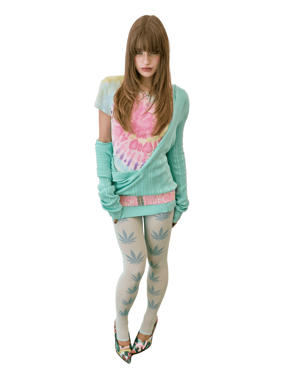 Stoner Girl Tights Mint