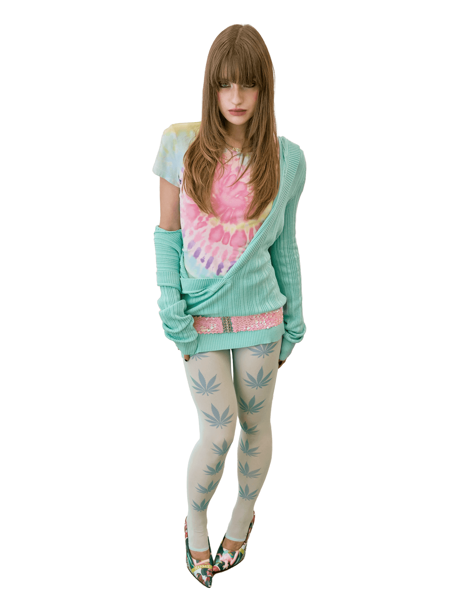 Stoner Girl Tights Mint