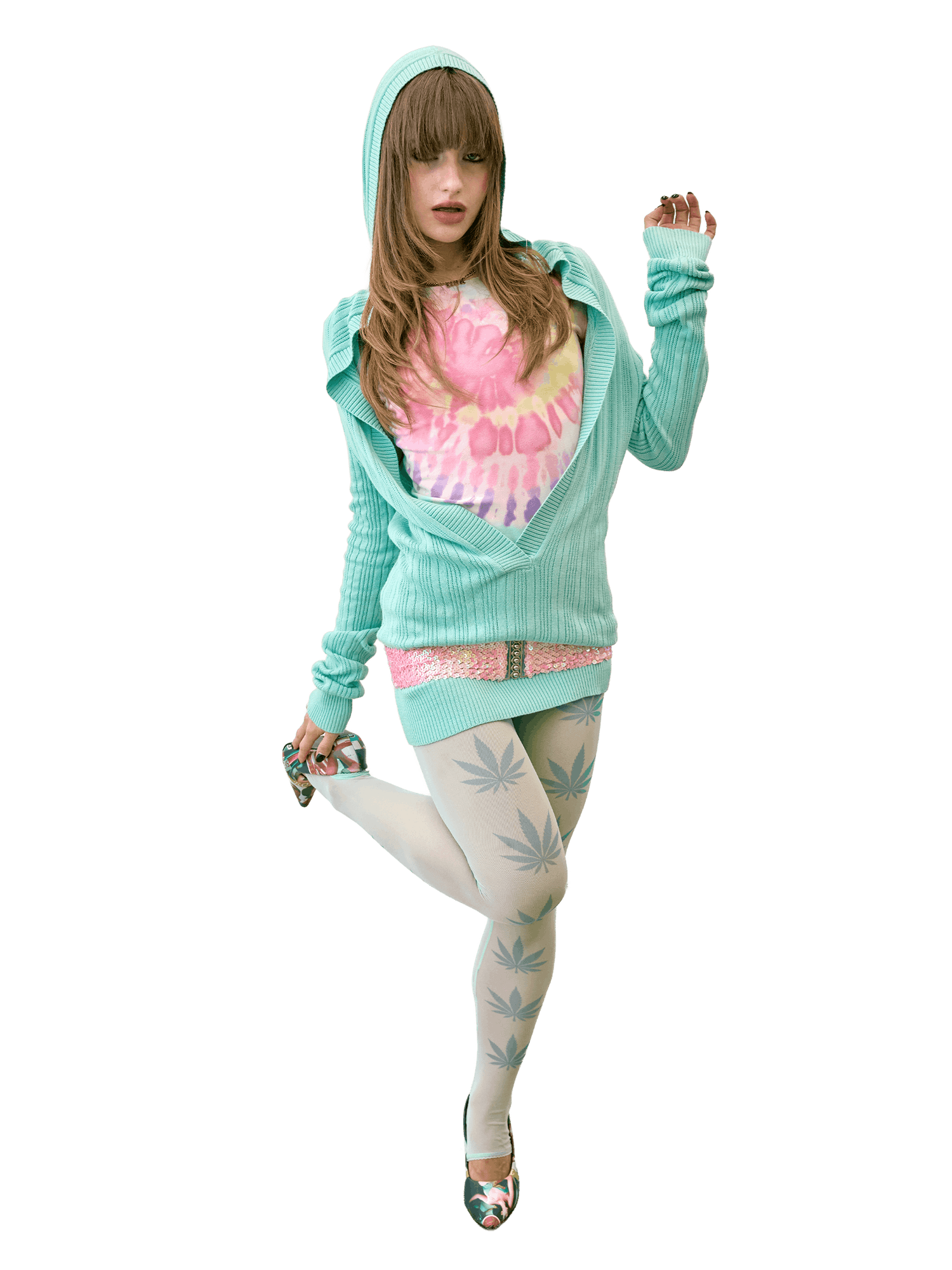 Stoner Girl Tights Mint