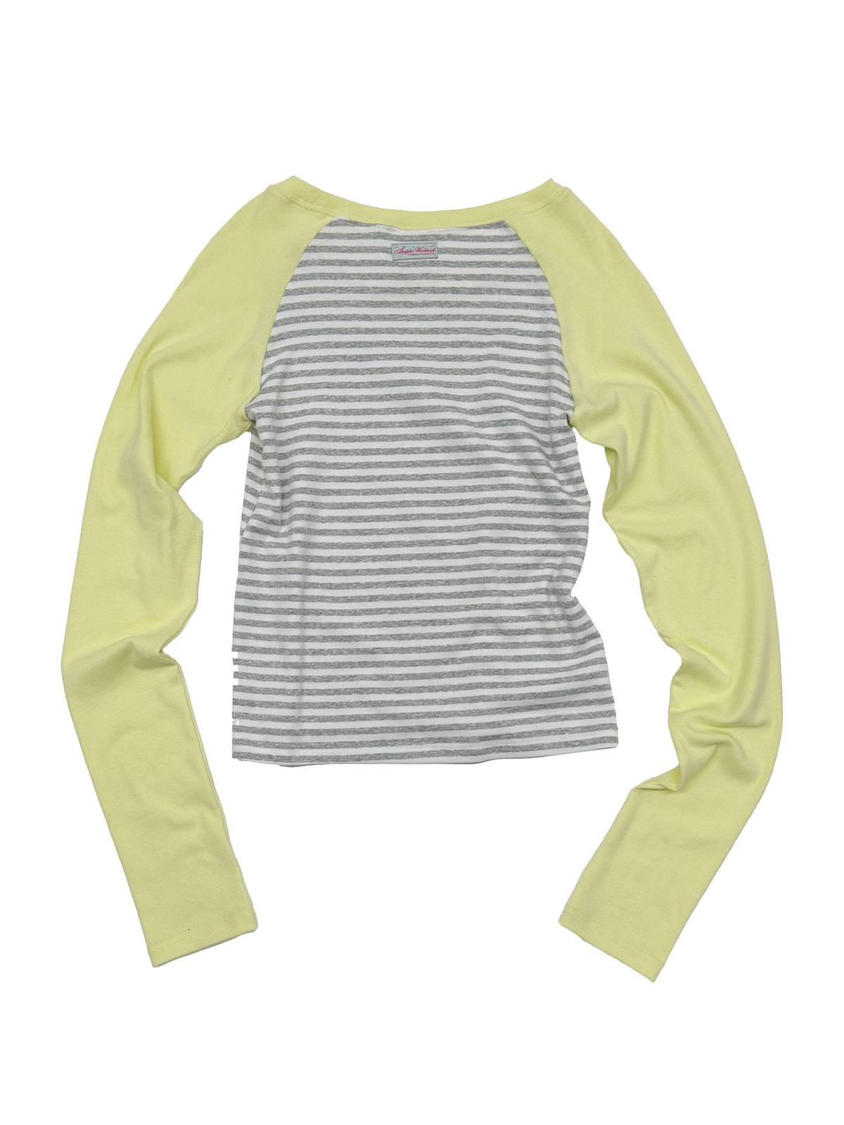 Striped Raglan Tee Lemon