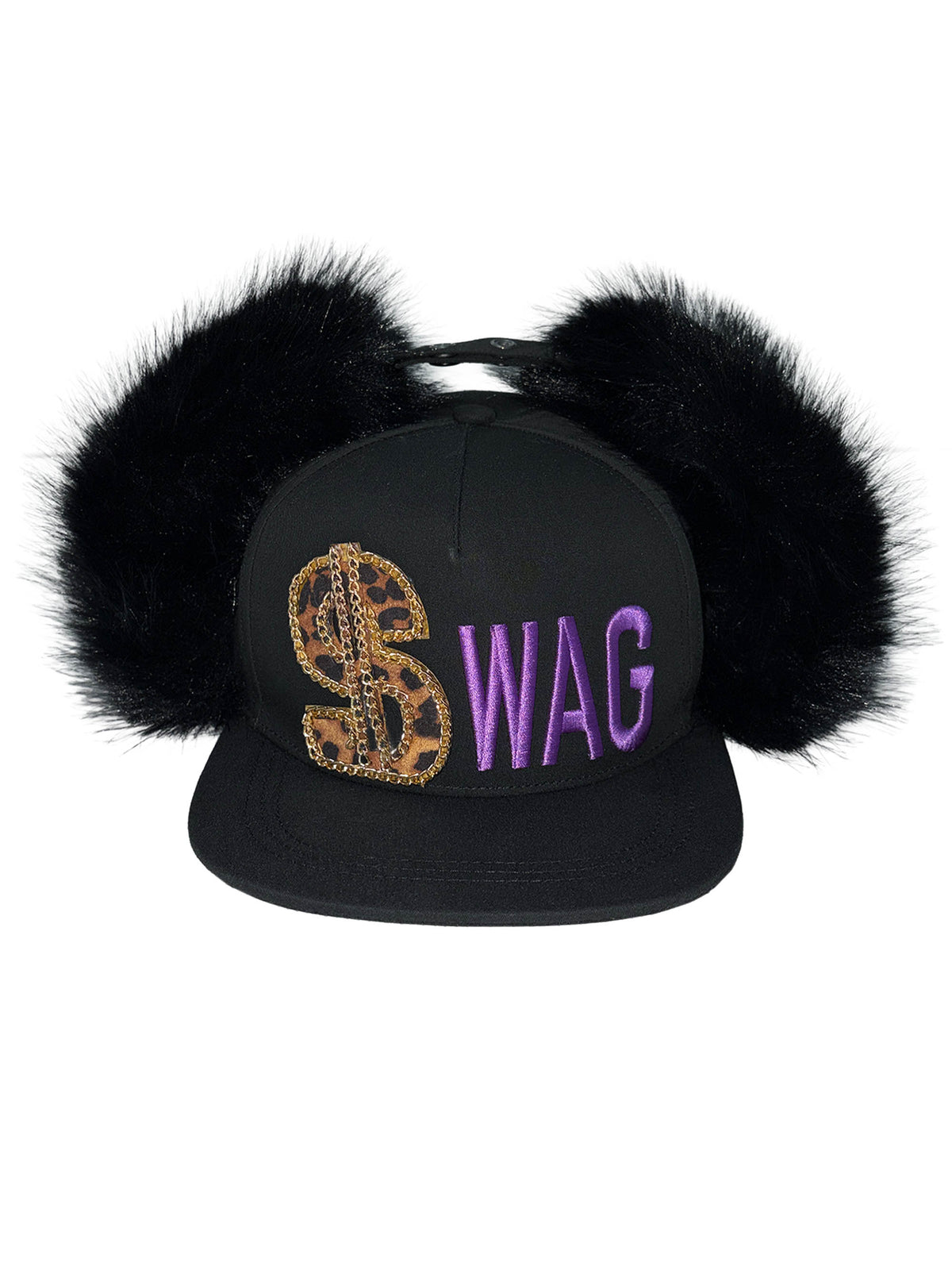 Swag Twill Earflap Cap Black