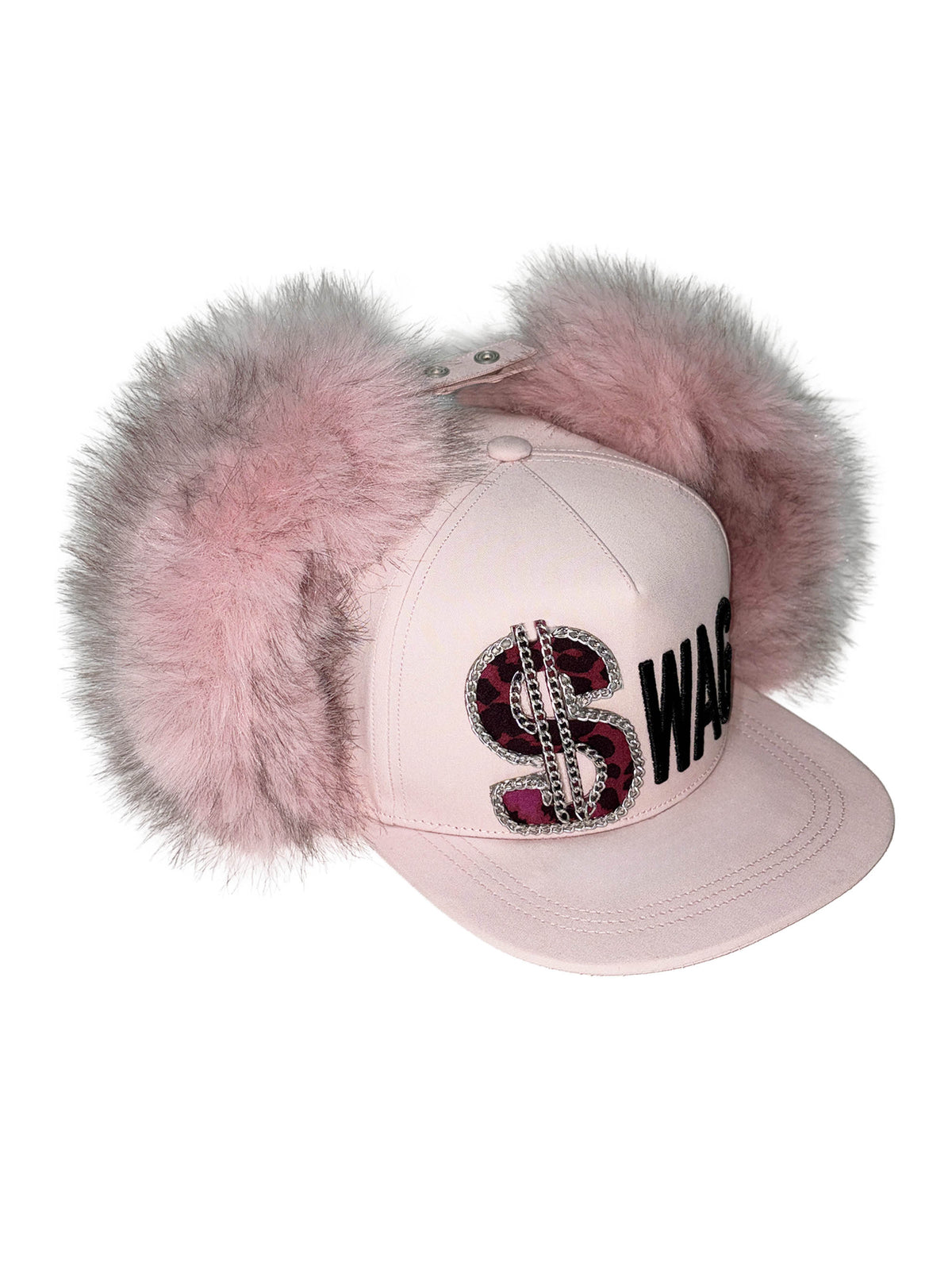 Swag Twill Earflap Cap Pink