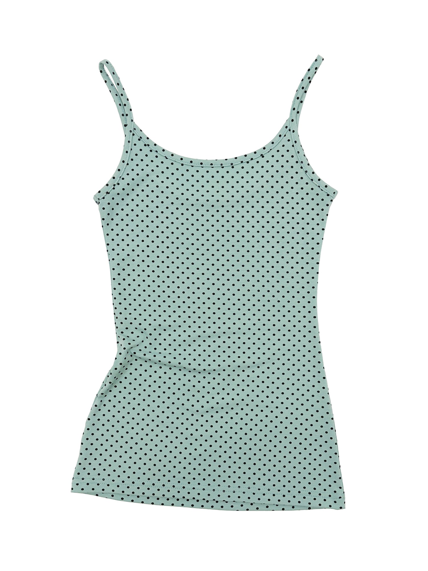 Sweet Kitty Dot Tank Top Mint