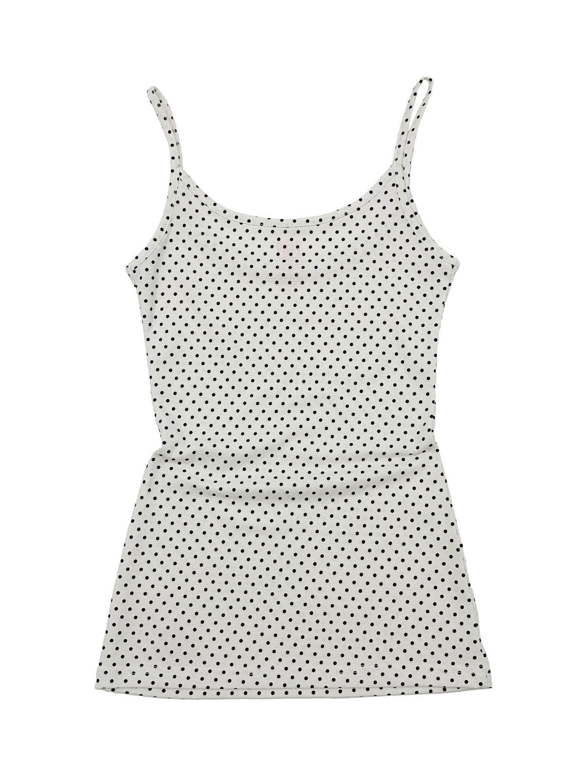 Sweet Kitty Dot Tank Top White