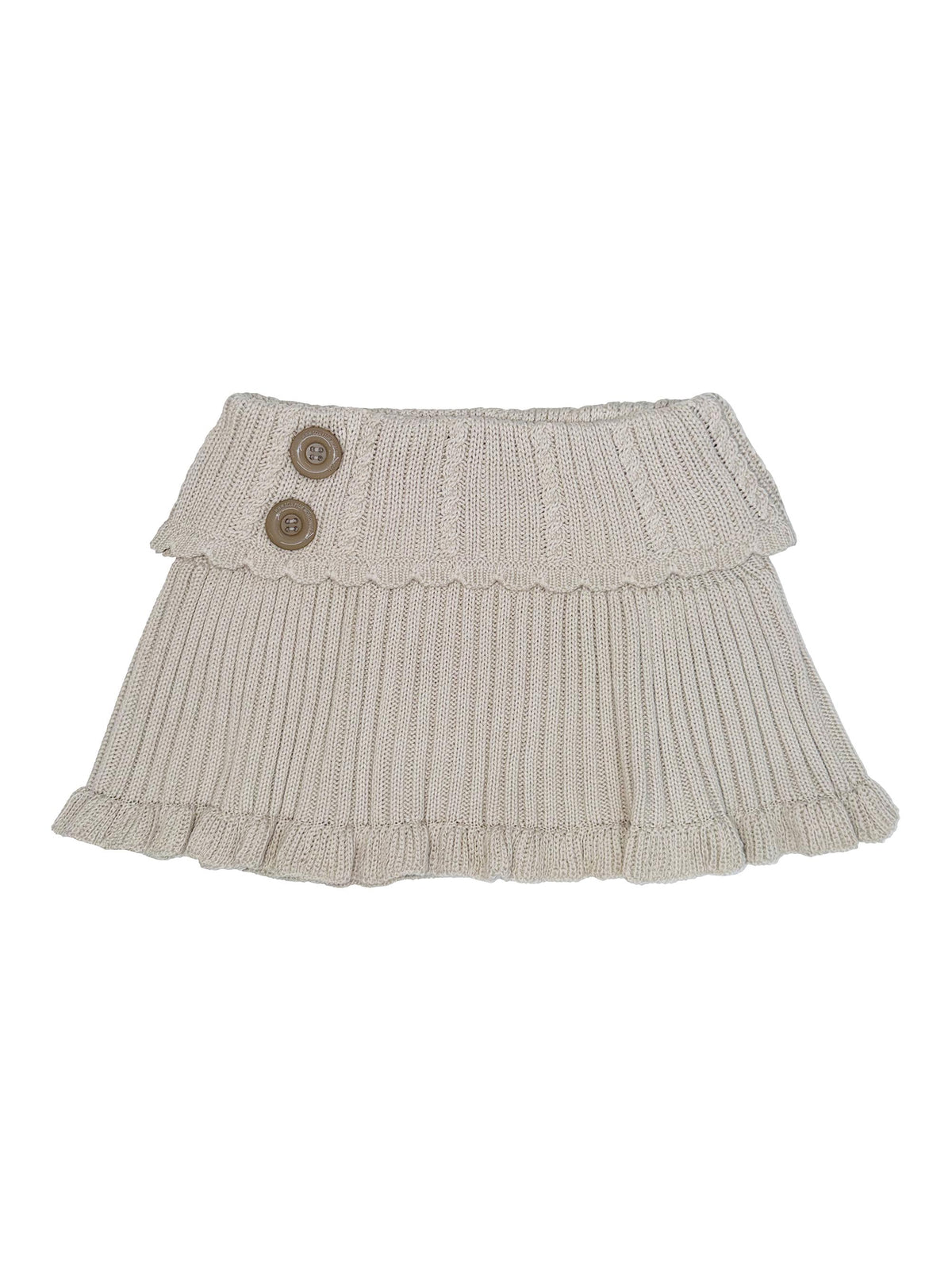 Two-Way Knit Capelet Raw