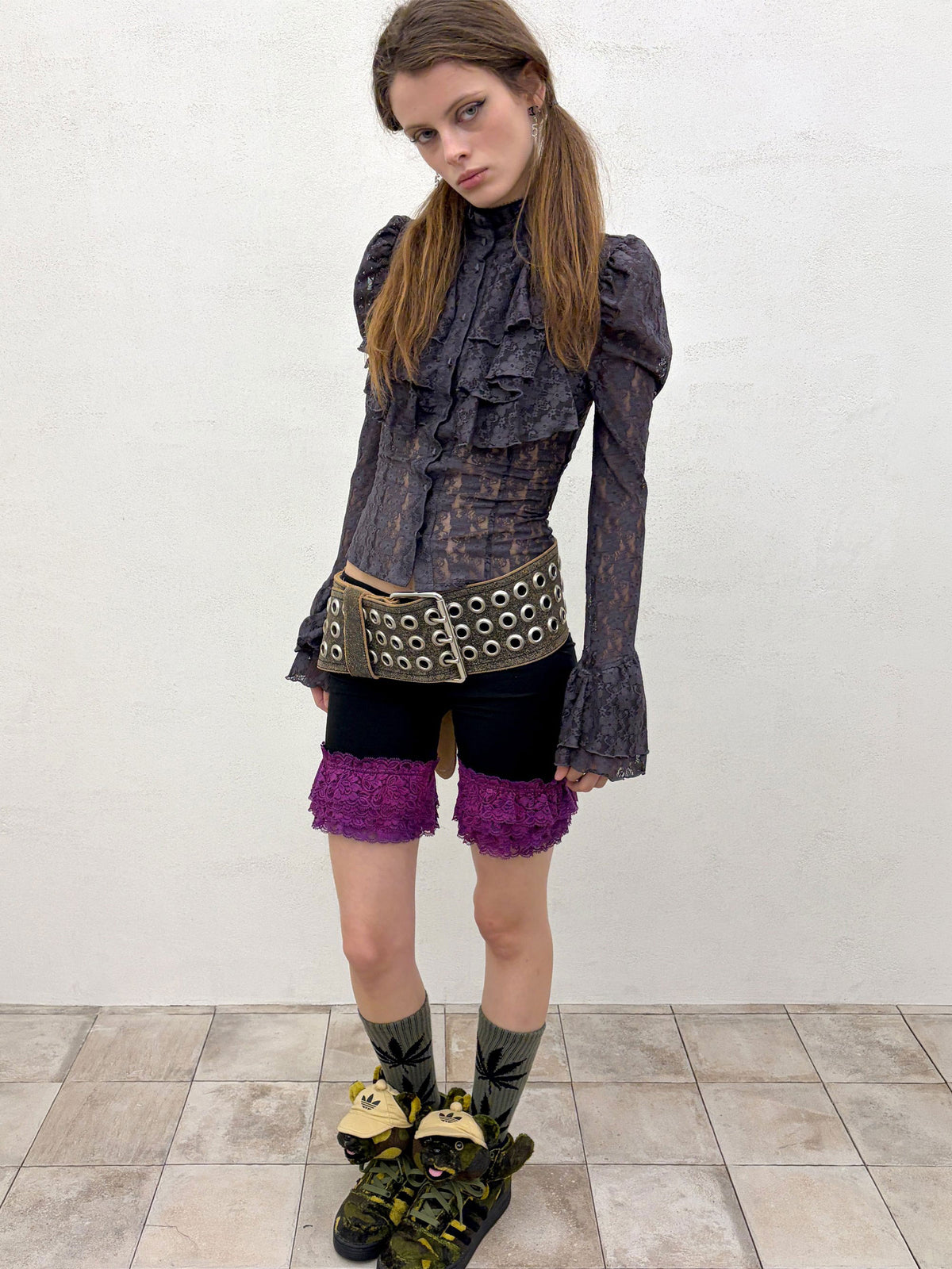 Victorian Blouse Dirty Plum
