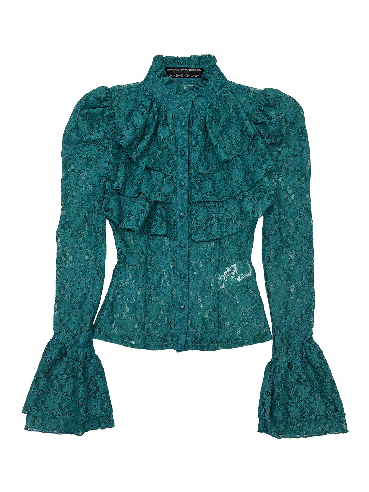Victorian Blouse Teal