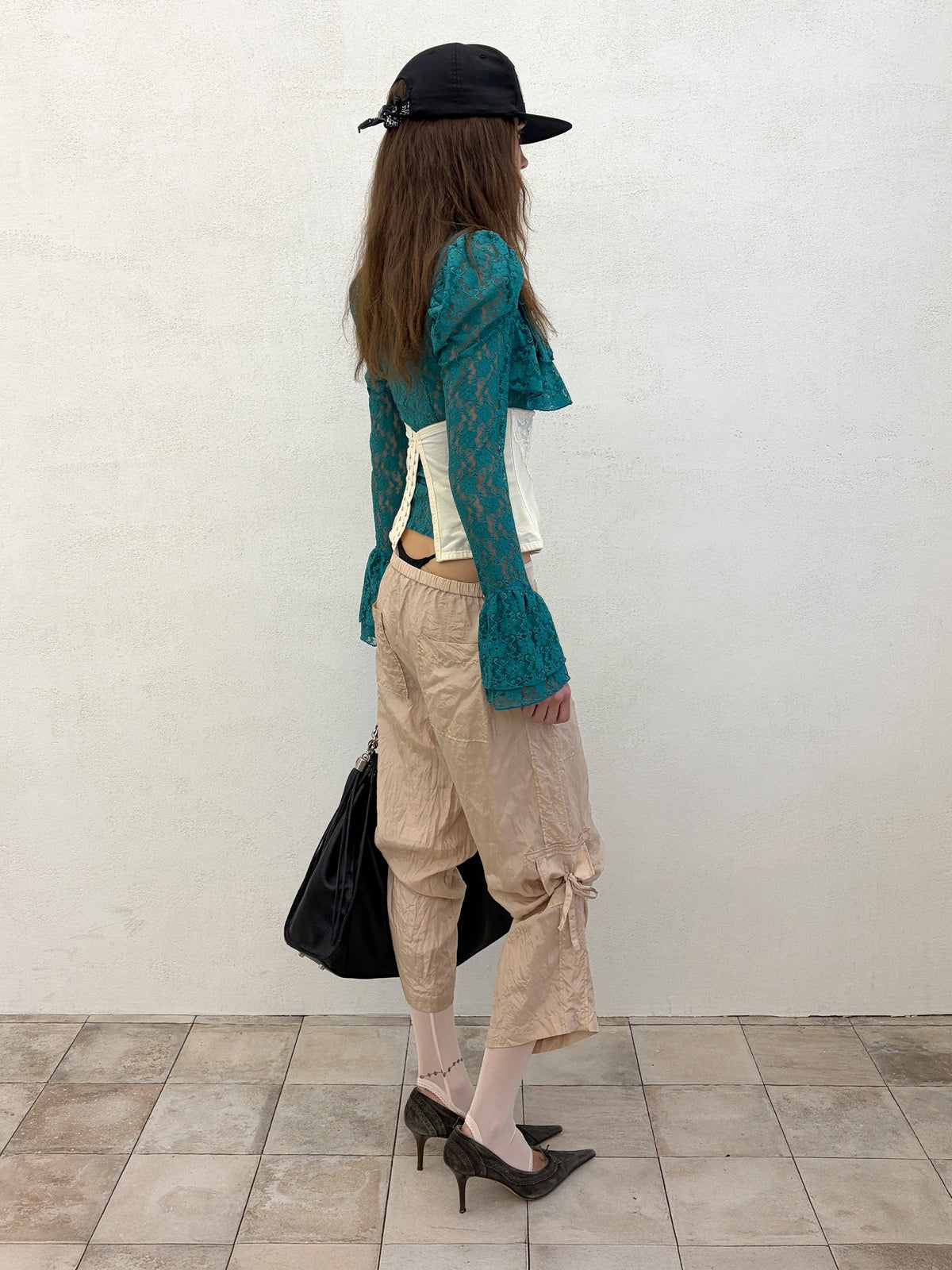 Victorian Blouse Teal