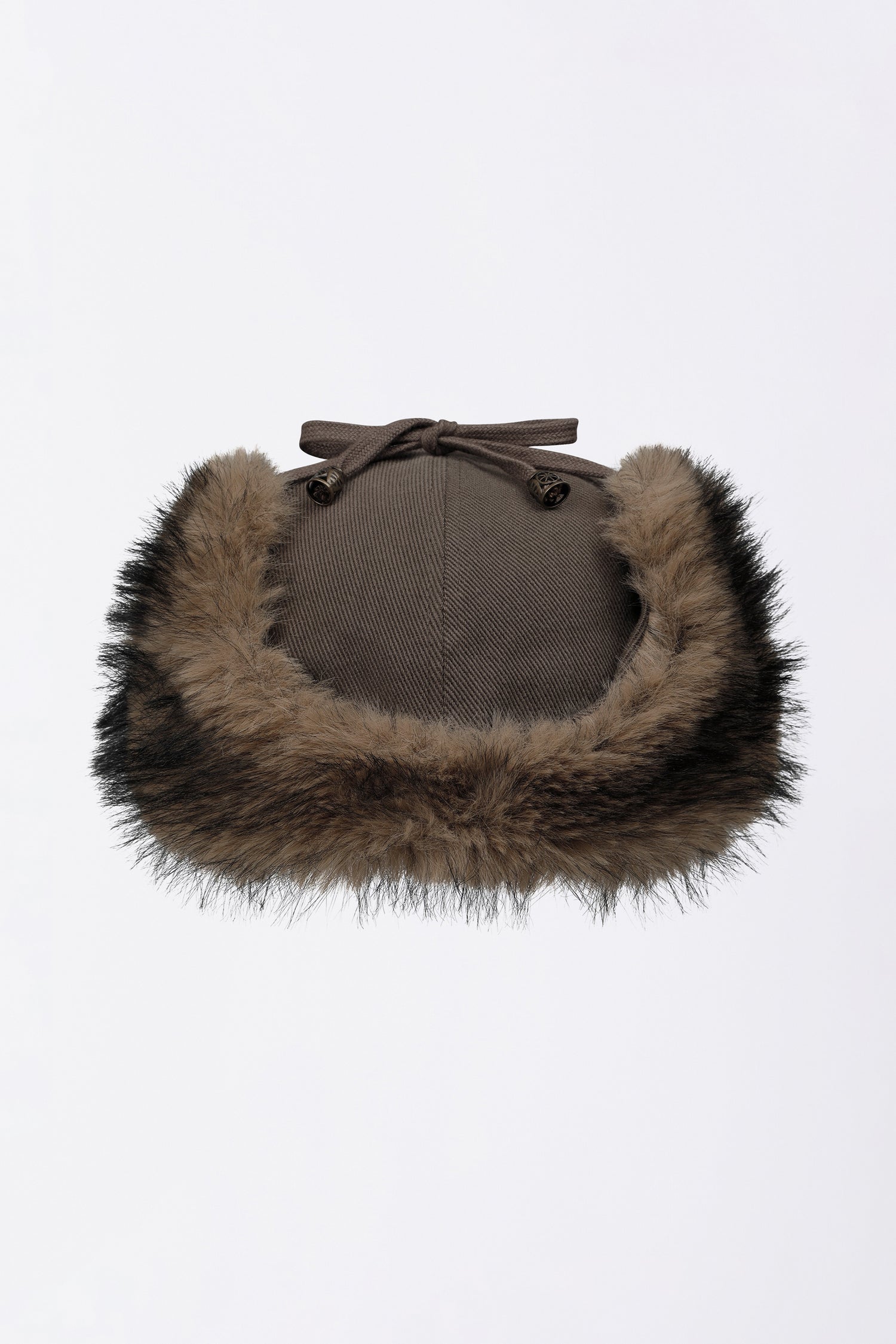 Nordic Twill Earflap Cap Washed Brown