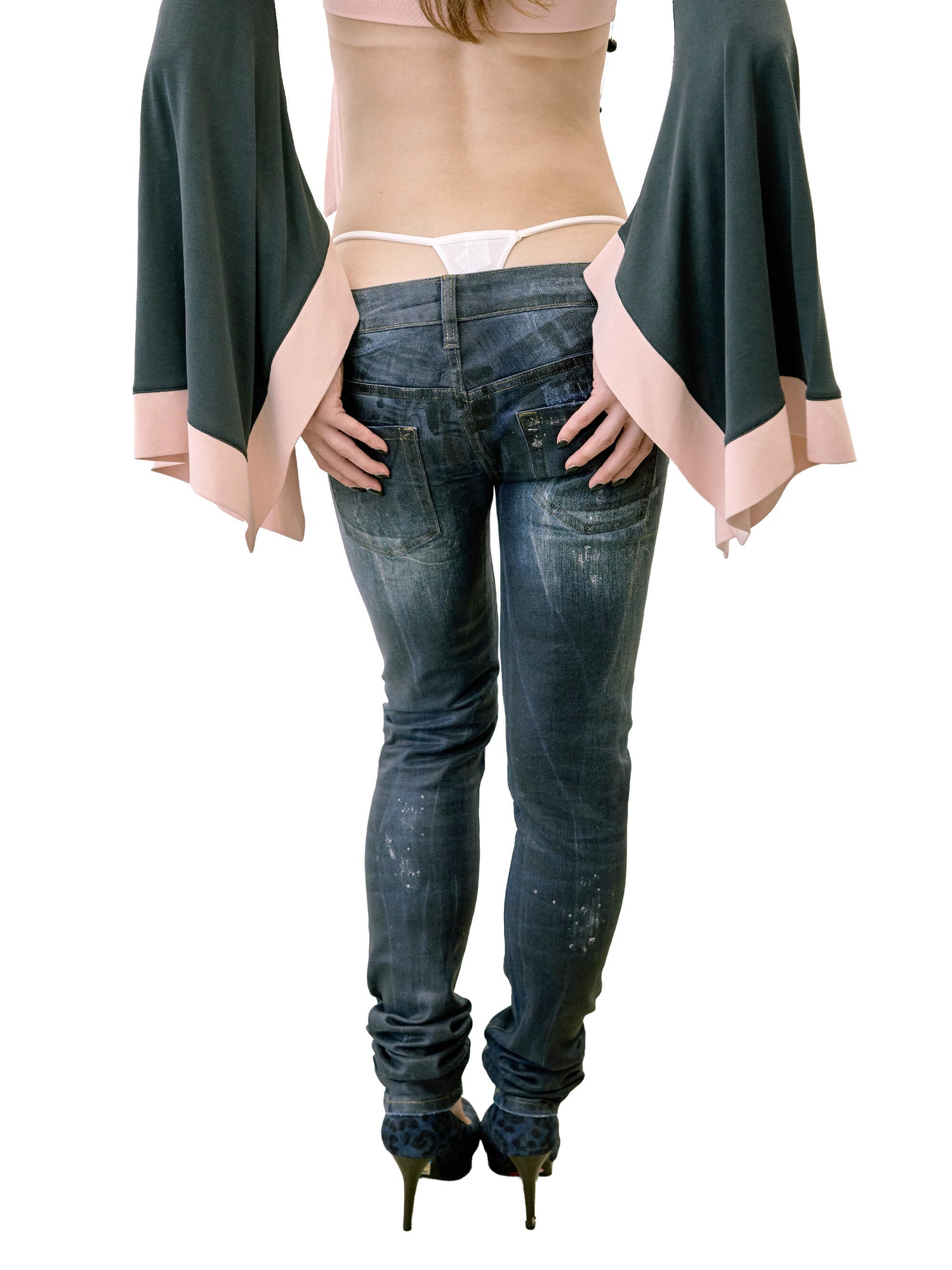 Wet Skinny Jeans Indigo