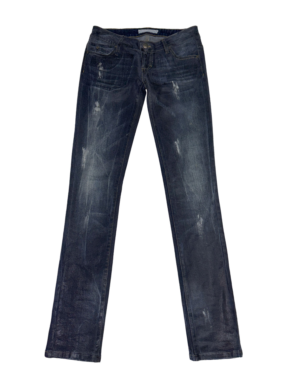 Wet Skinny Jeans Indigo