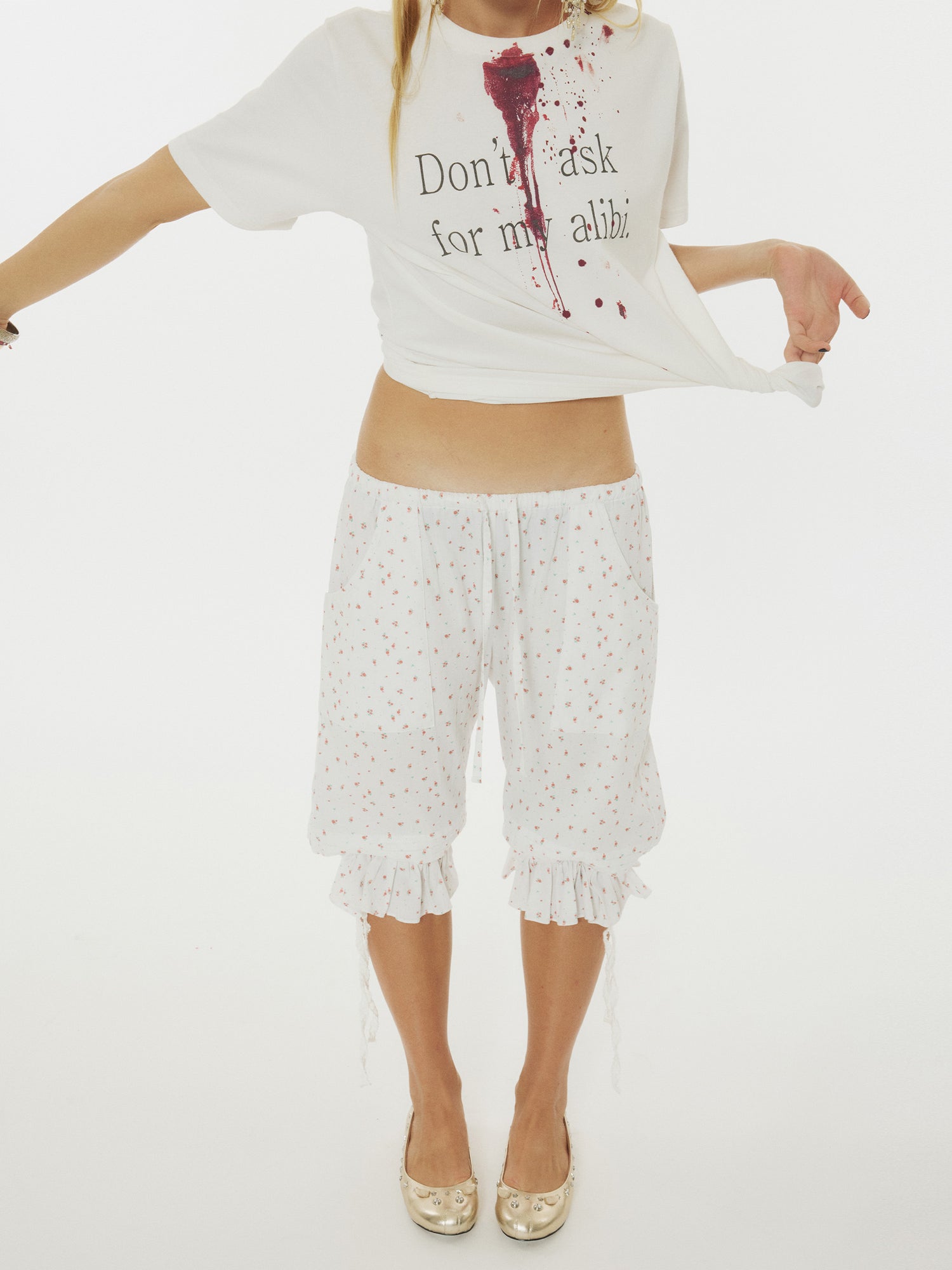 Raw Statement Tee White