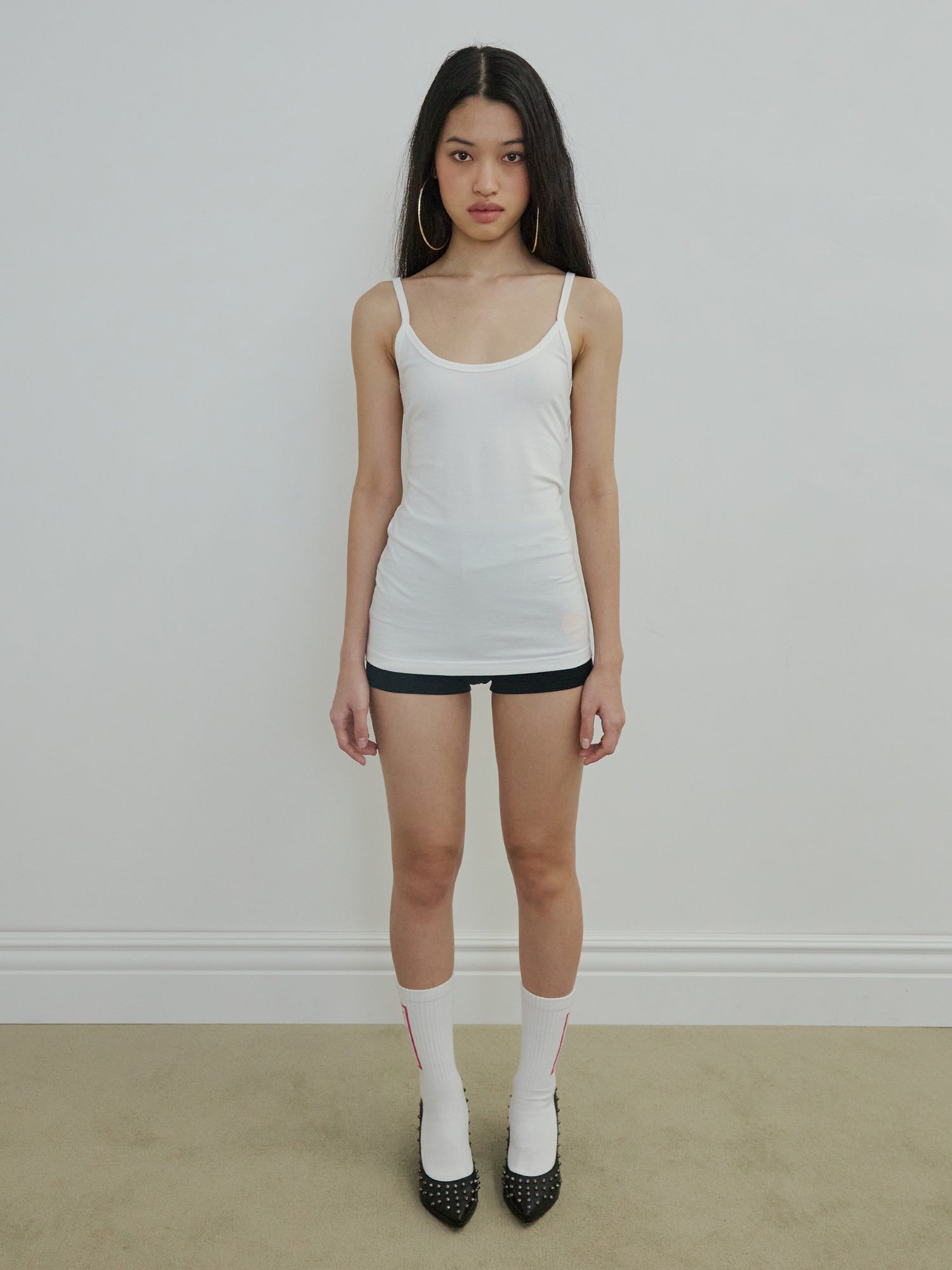 Sweet Kitty Tank Top White