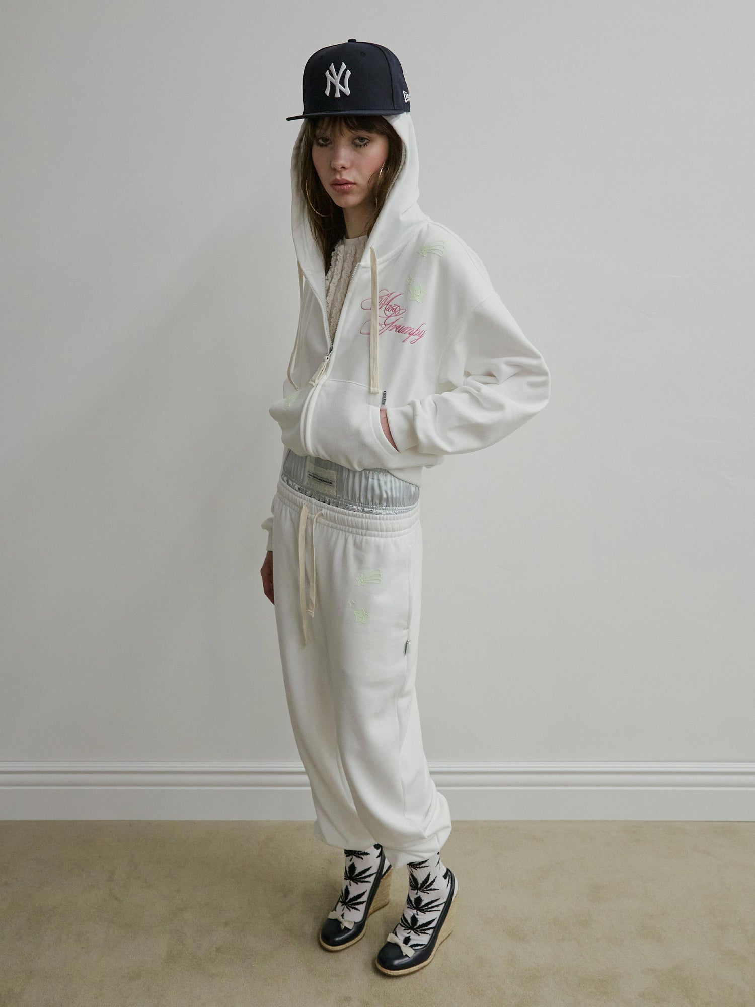 Glow In The Dark Sweatpants White