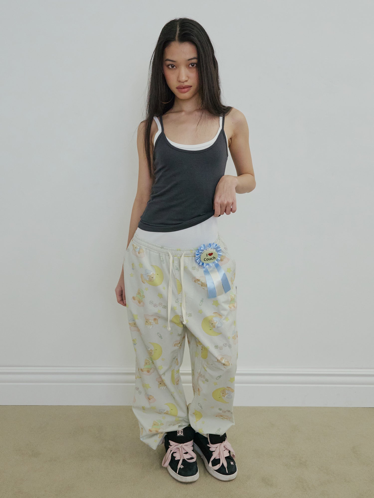 Sweet Kitty Tank Top White