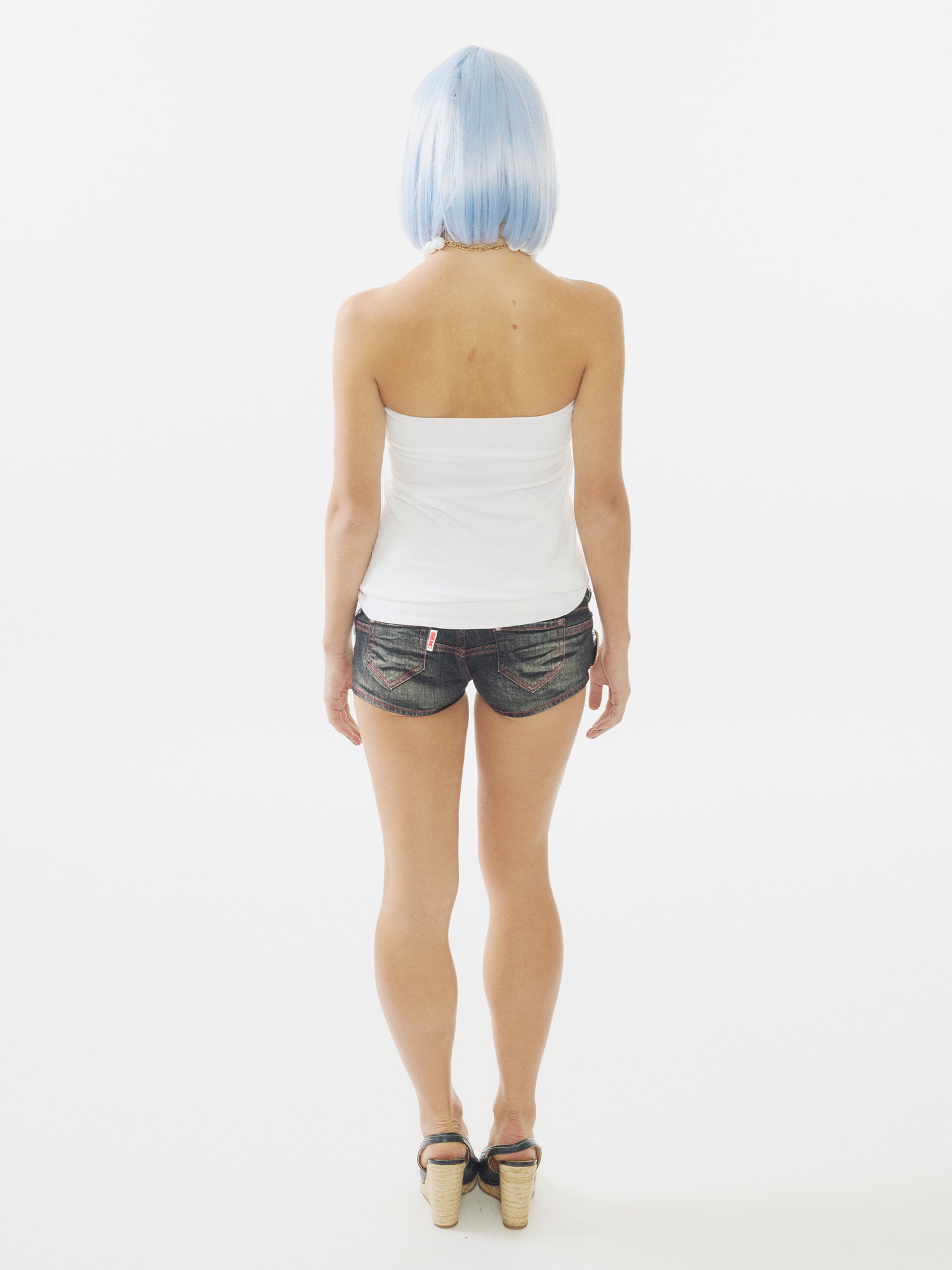 Tabloids Tube Top White