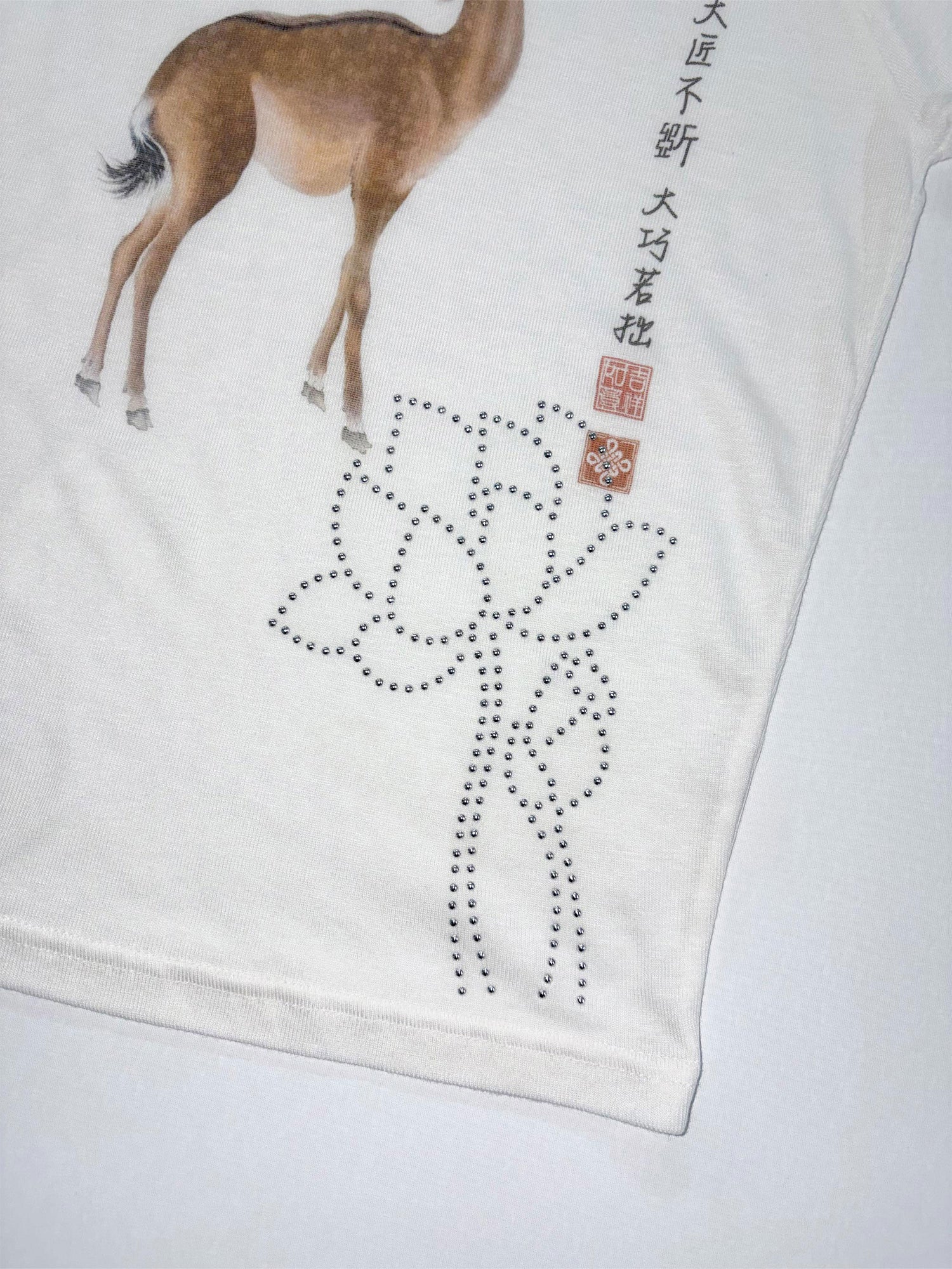 Zen Deer Tee White