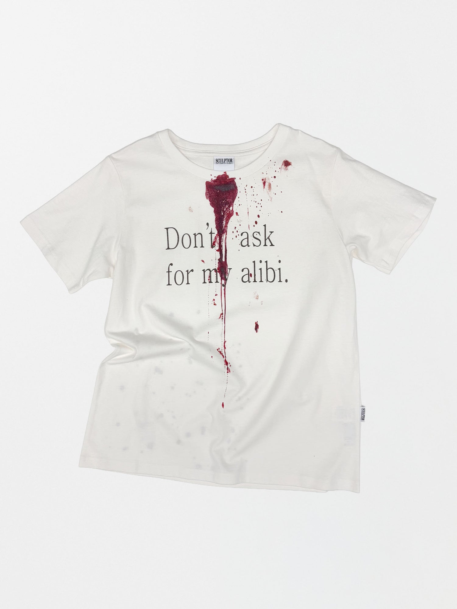 Raw Statement Tee White