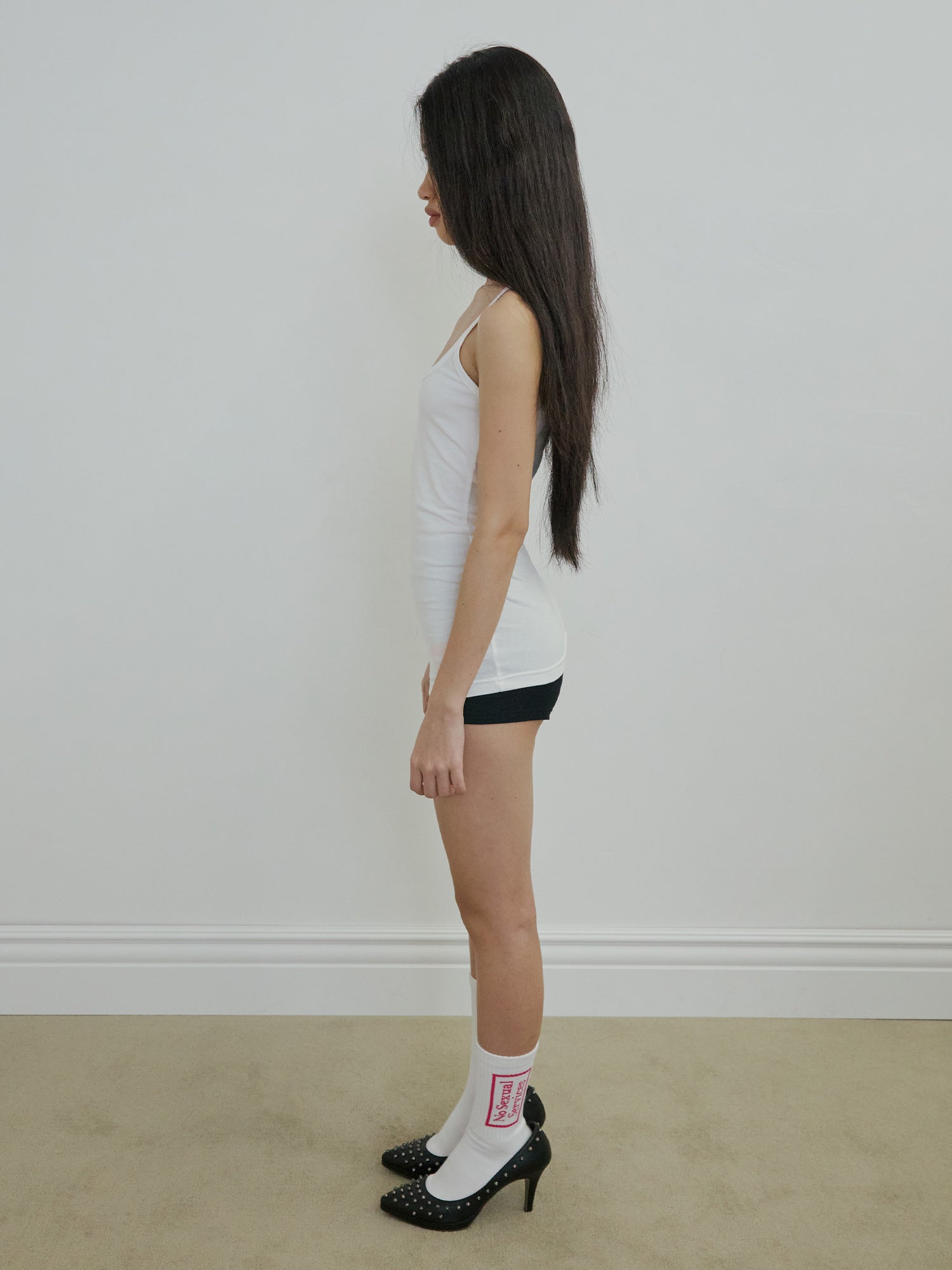 Sweet Kitty Tank Top White