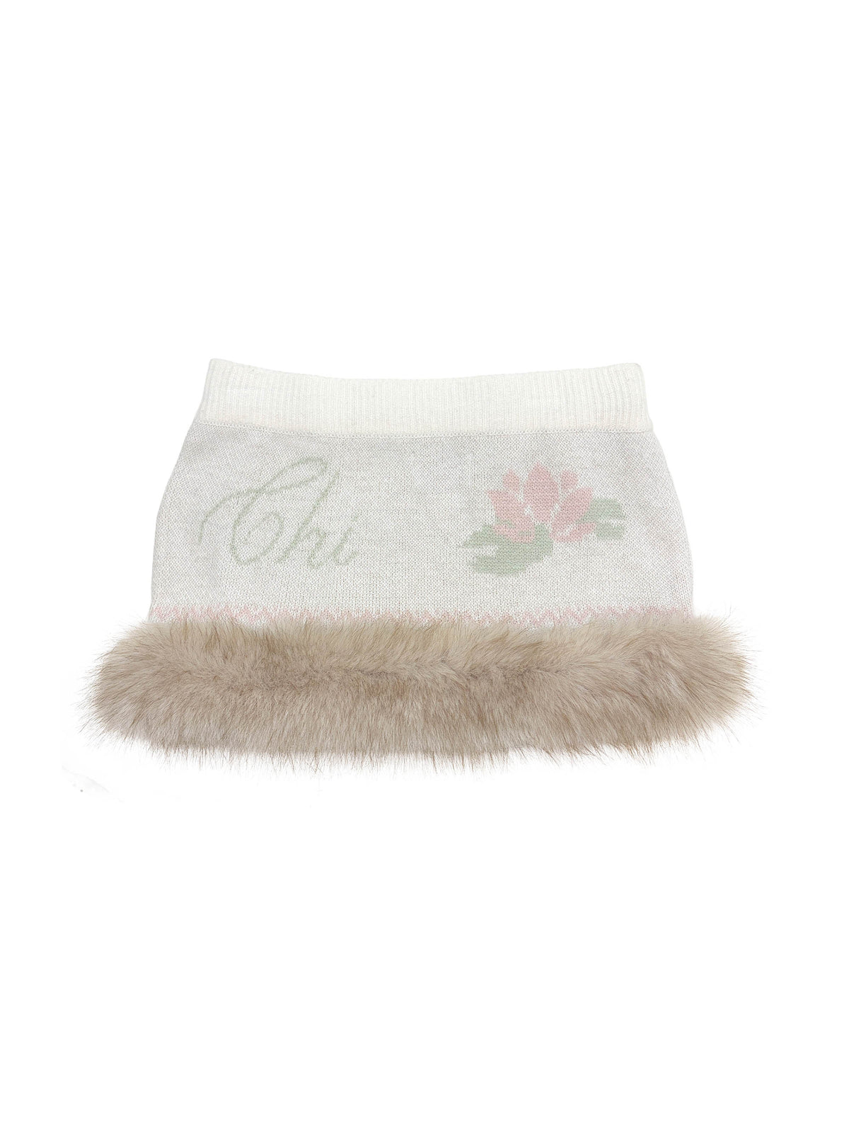 Zen Nordic Micro Skirt White