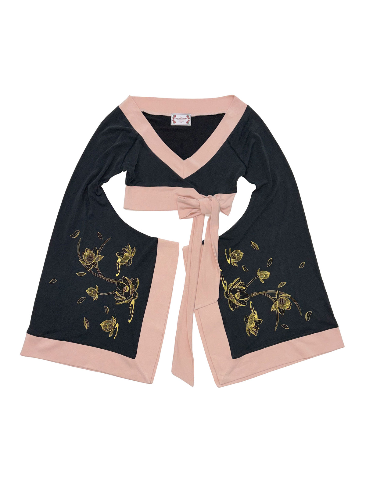 Zen Kimono Top Black
